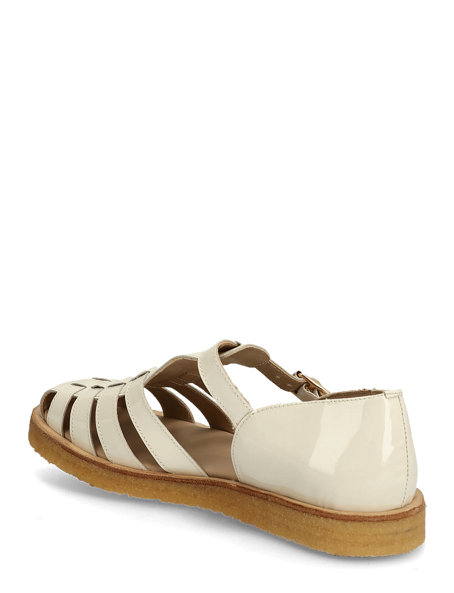 ANGULUS - Sandals - flat - closed toe - op - gladiator sandals - 2362 buttermilk - 2