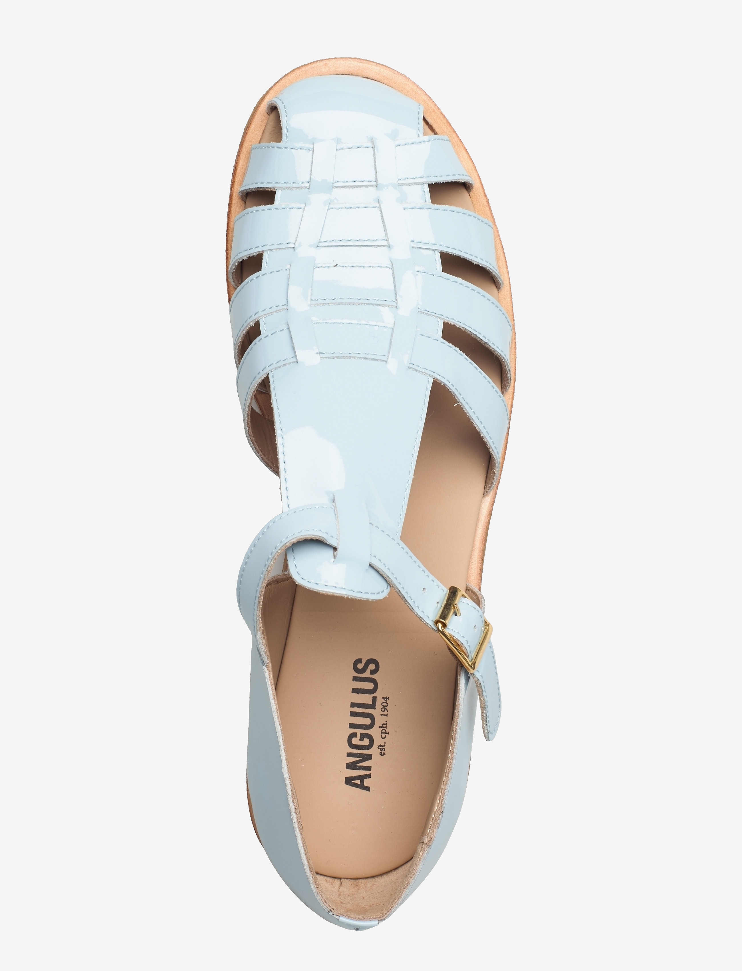 ANGULUS - Sandals - flat  - closed toe - op - matalat sandaalit - 2390 lightblue - 3