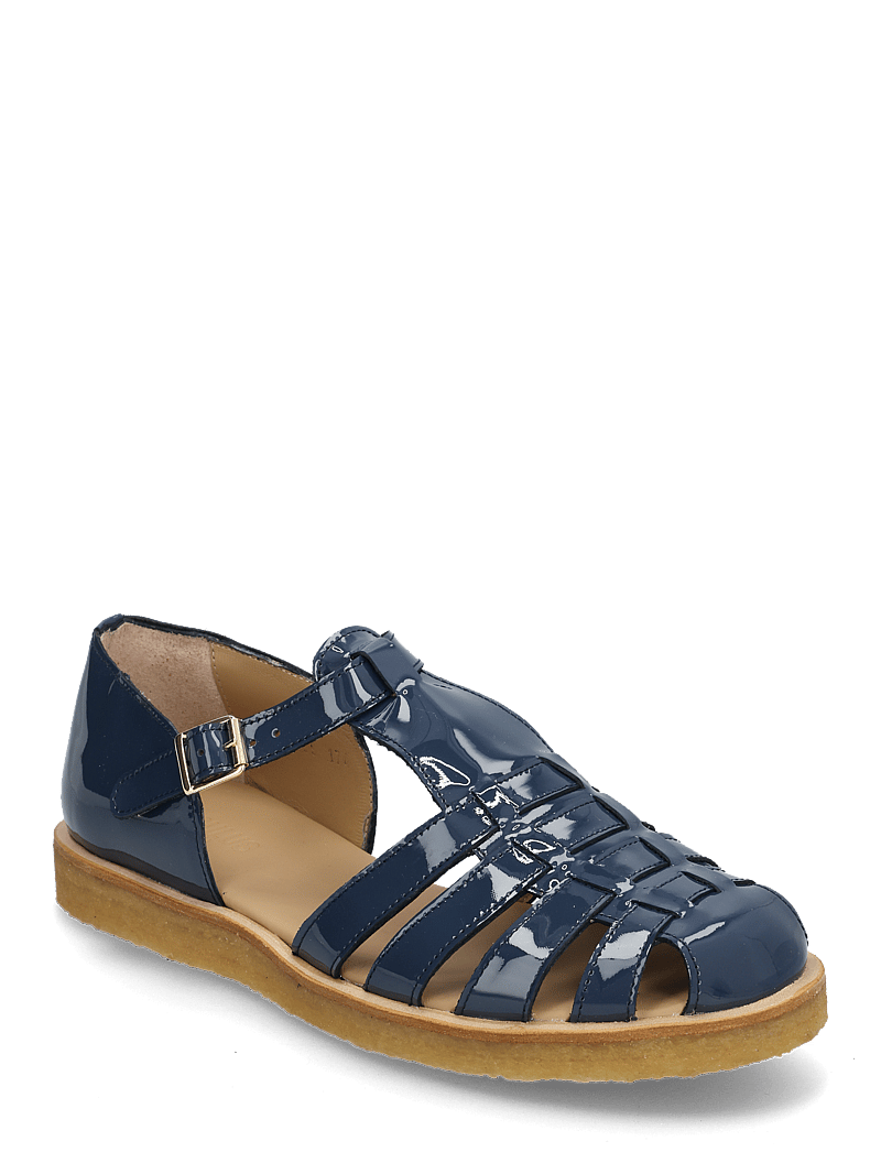ANGULUS - Sandals - flat - closed toe - op - flade sandaler - 3625 indigo - 0