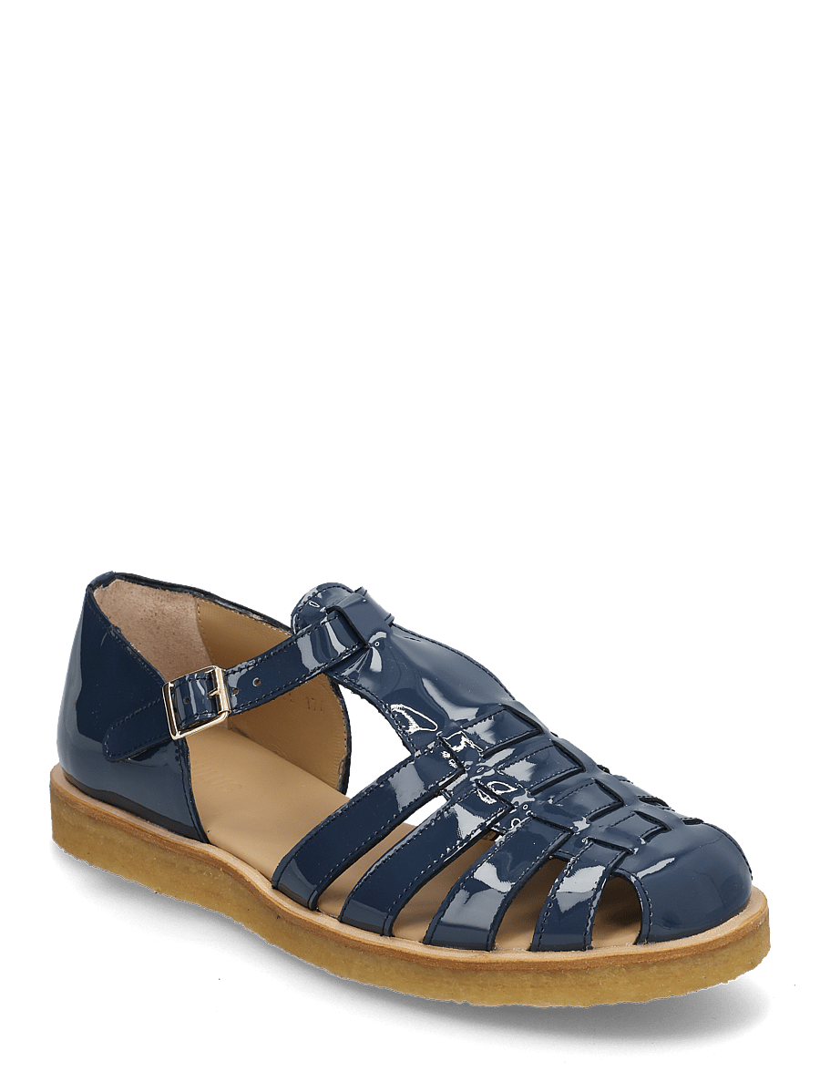 ANGULUS - Sandals - flat - closed toe - op - platta sandaler - 3625 indigo - 0