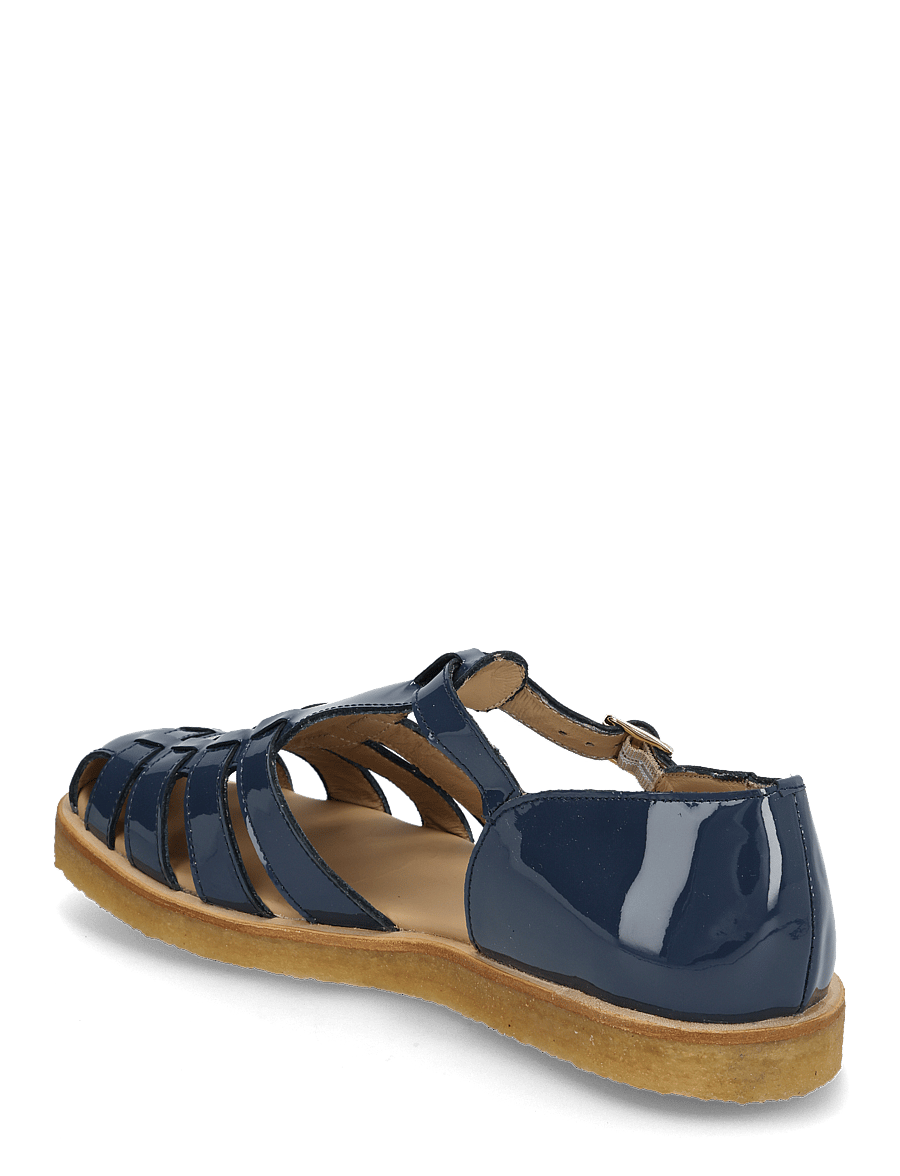 ANGULUS - Sandals - flat - closed toe - op - platta sandaler - 3625 indigo - 2