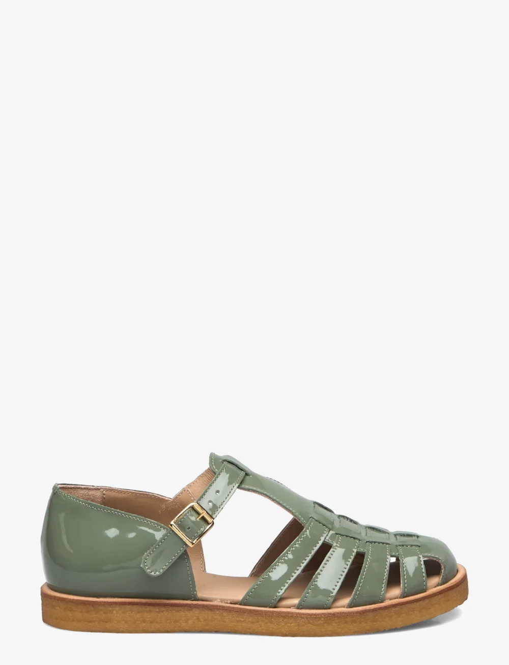 ANGULUS - Sandals - flat - closed toe - op - platta sandaler - 3626 sage green - 1