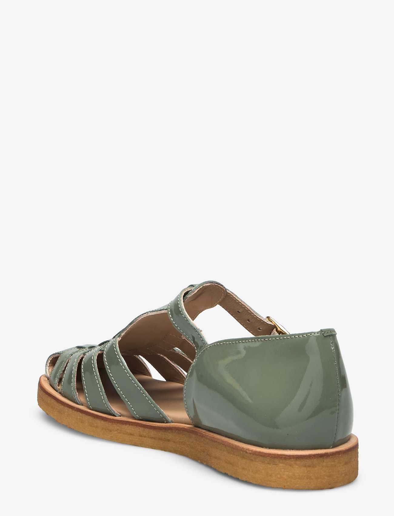 ANGULUS - Sandals - flat  - closed toe - op - flache sandalen - 3626 sage green - 2