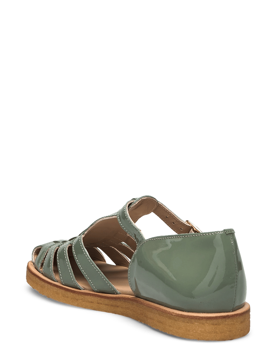 ANGULUS - Sandals - flat - closed toe - op - romeinse sandalen - 3626 sage green - 2