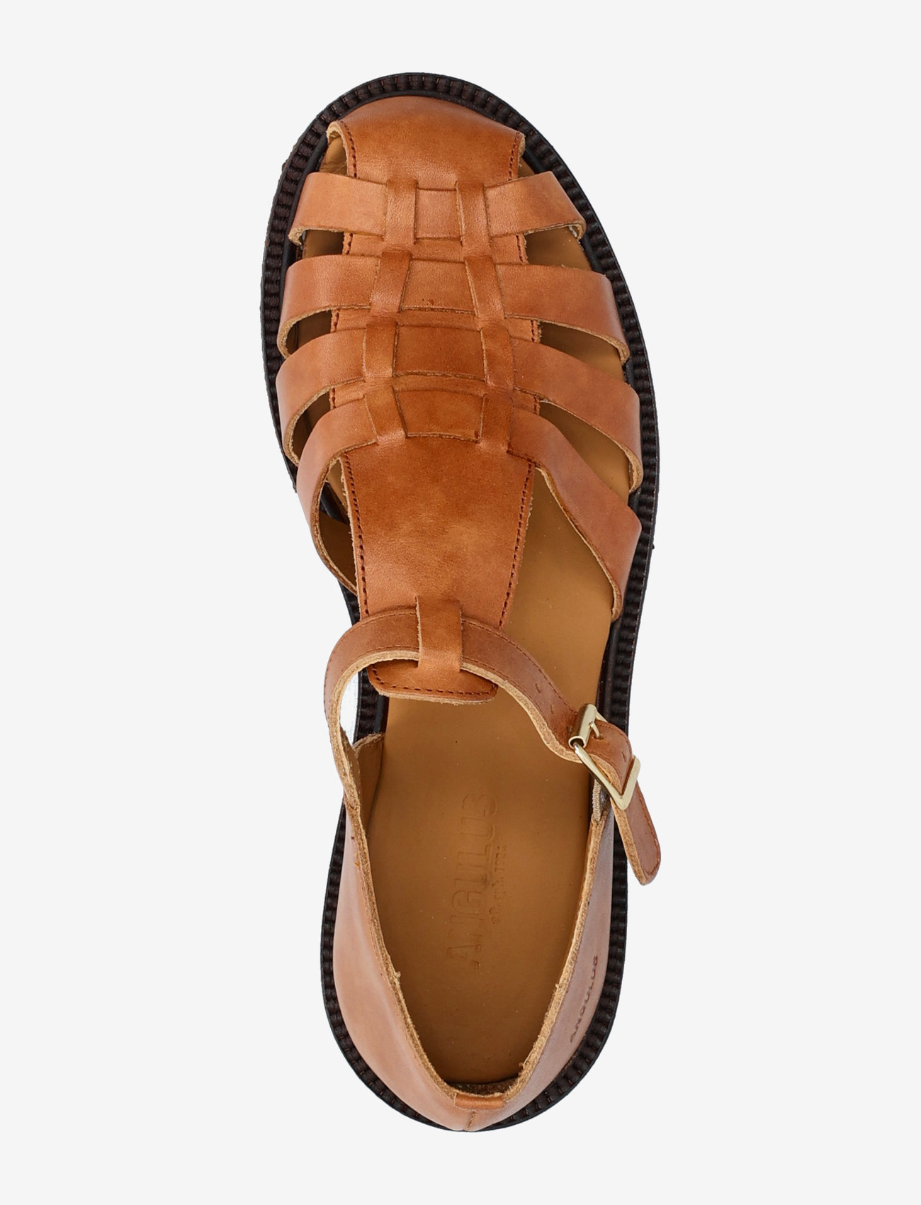 ANGULUS - Sandals - flat  - closed toe - op - 3637 tan - 3