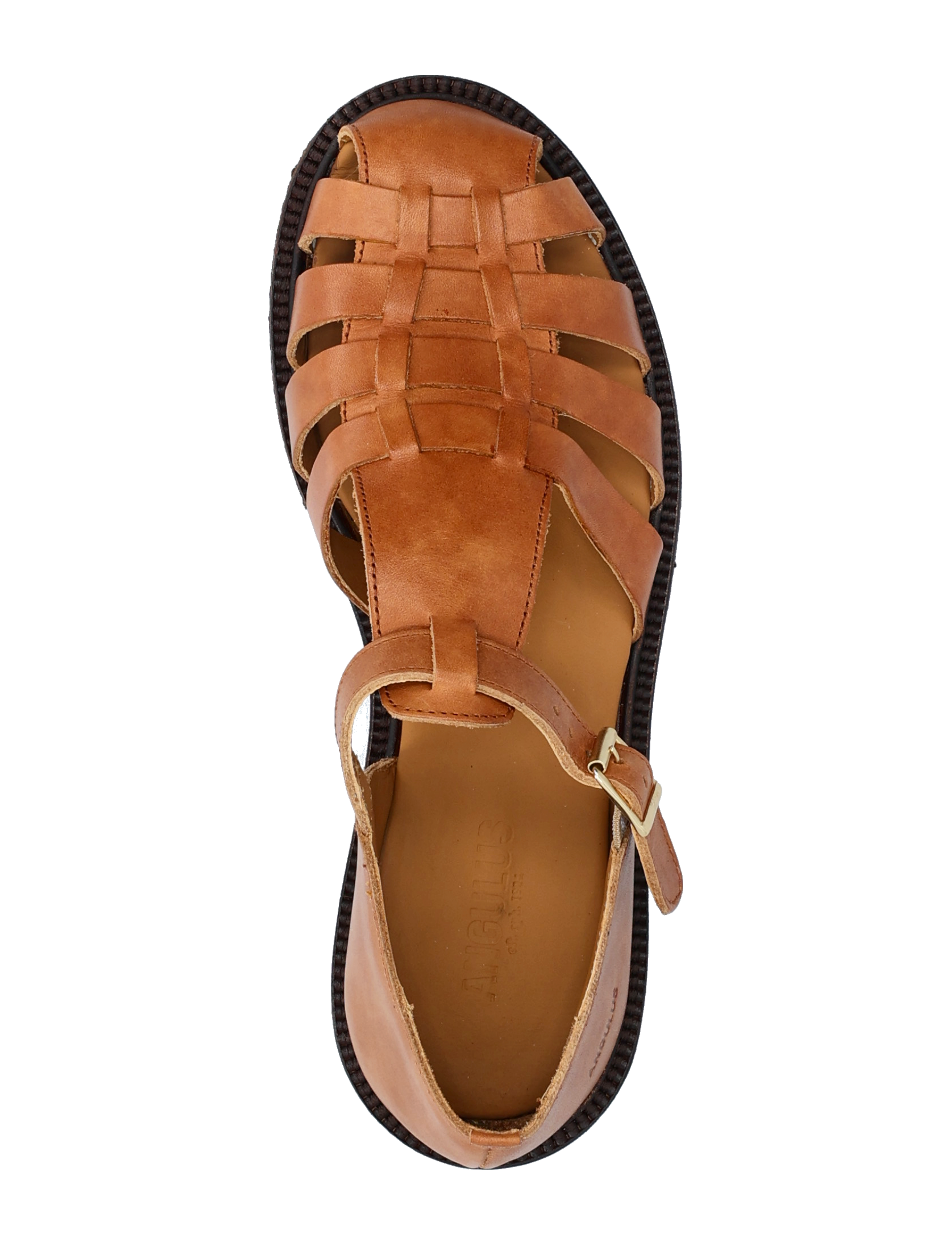 ANGULUS - Sandals - flat  - closed toe - op - gladiatorsandaler - 3637 tan - 4
