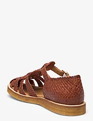ANGULUS - Sandals - flat - closed toe - op - płaskie sandały - 2855 terracotta braid - 3