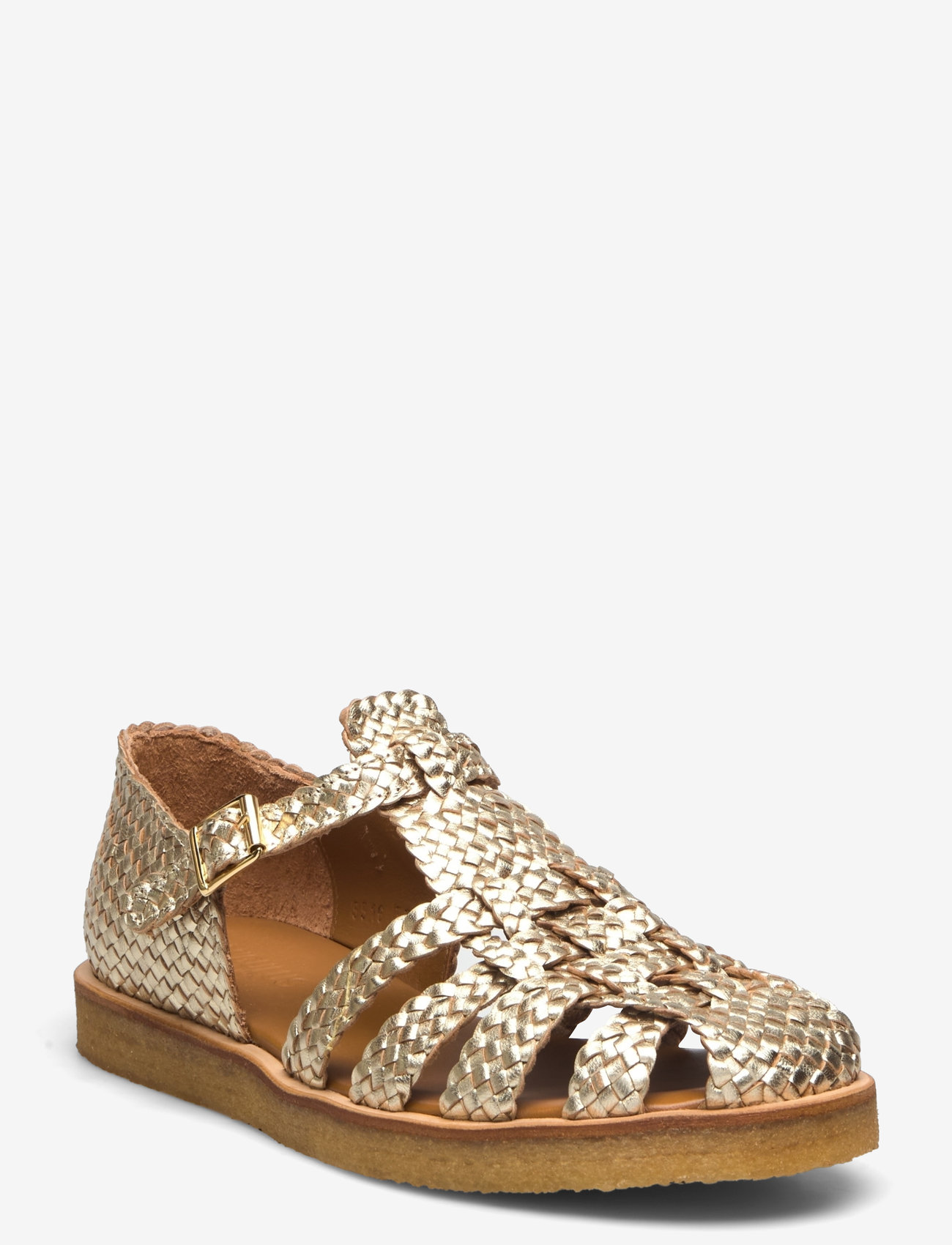 ANGULUS - Sandals - flat  - closed toe - flade sandaler - 3612 gold braid - 0