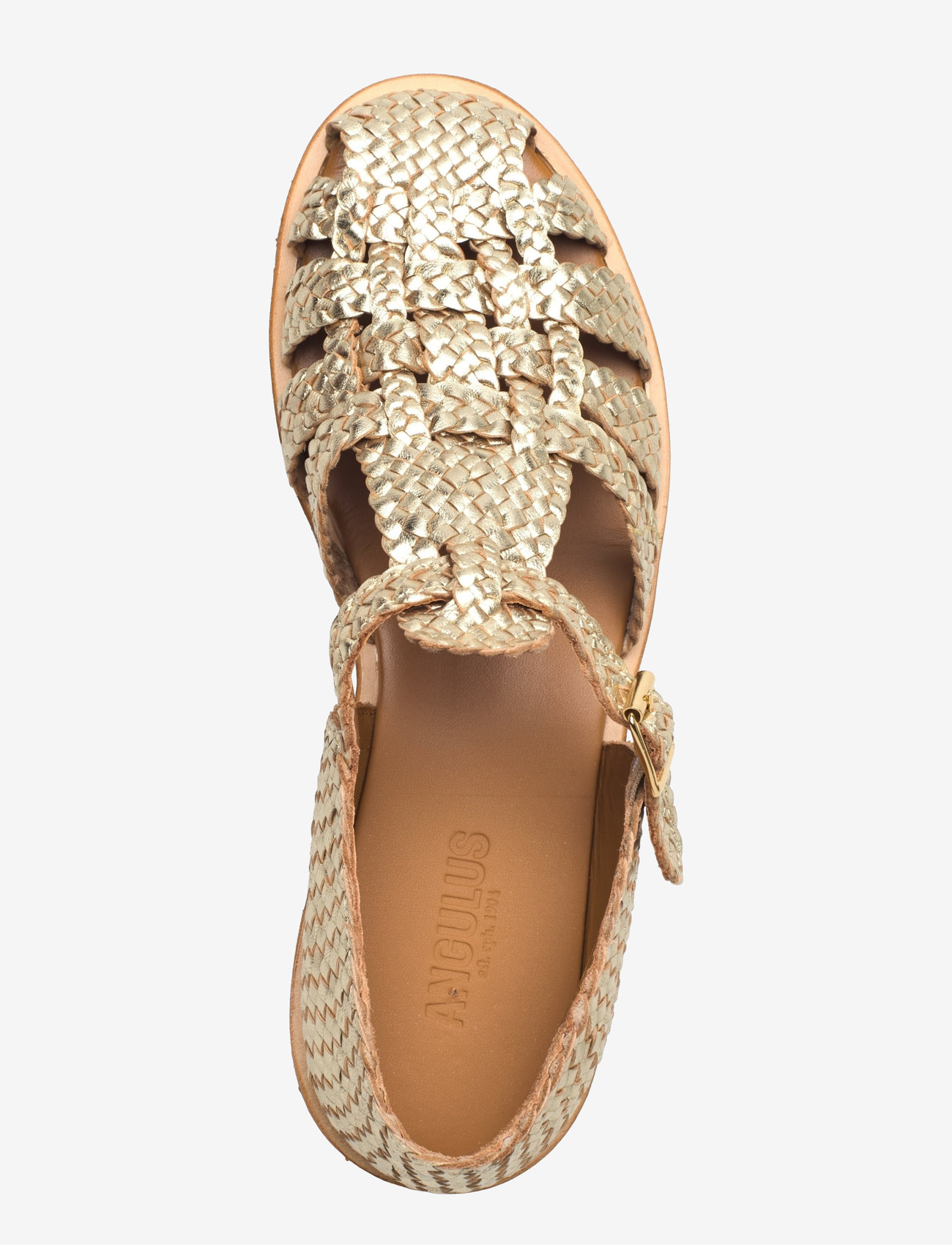 ANGULUS - Sandals - flat  - closed toe - flade sandaler - 3612 gold braid - 3