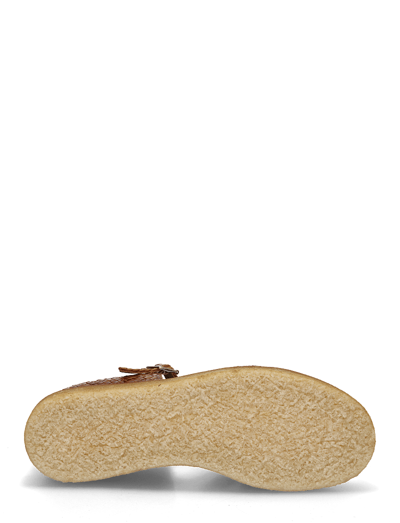 ANGULUS - Sandals - flat - closed toe - flade sandaler - 3614 tan braid - 5