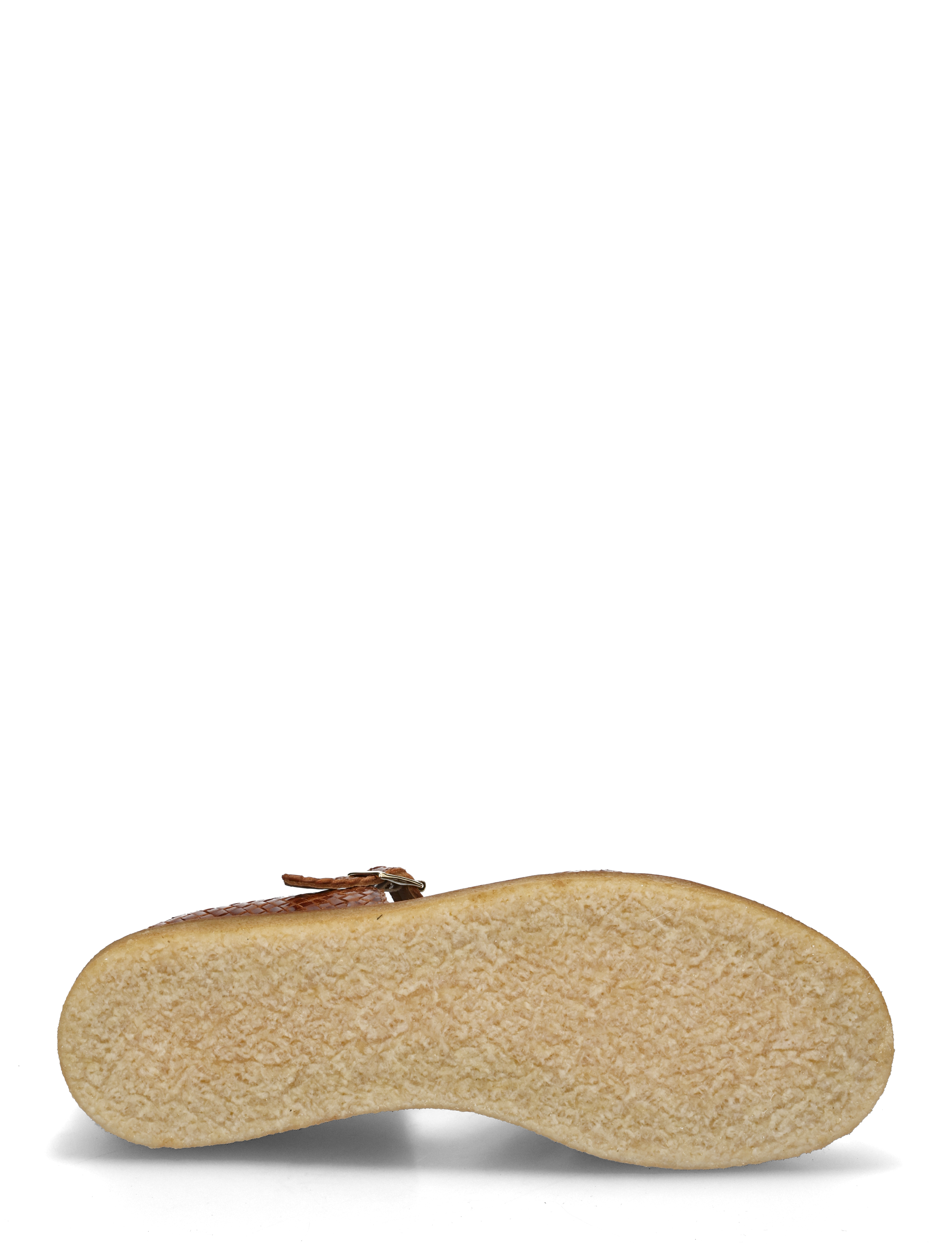 ANGULUS - Sandals - flat  - closed toe - platta sandaler - 3614 tan braid - 5