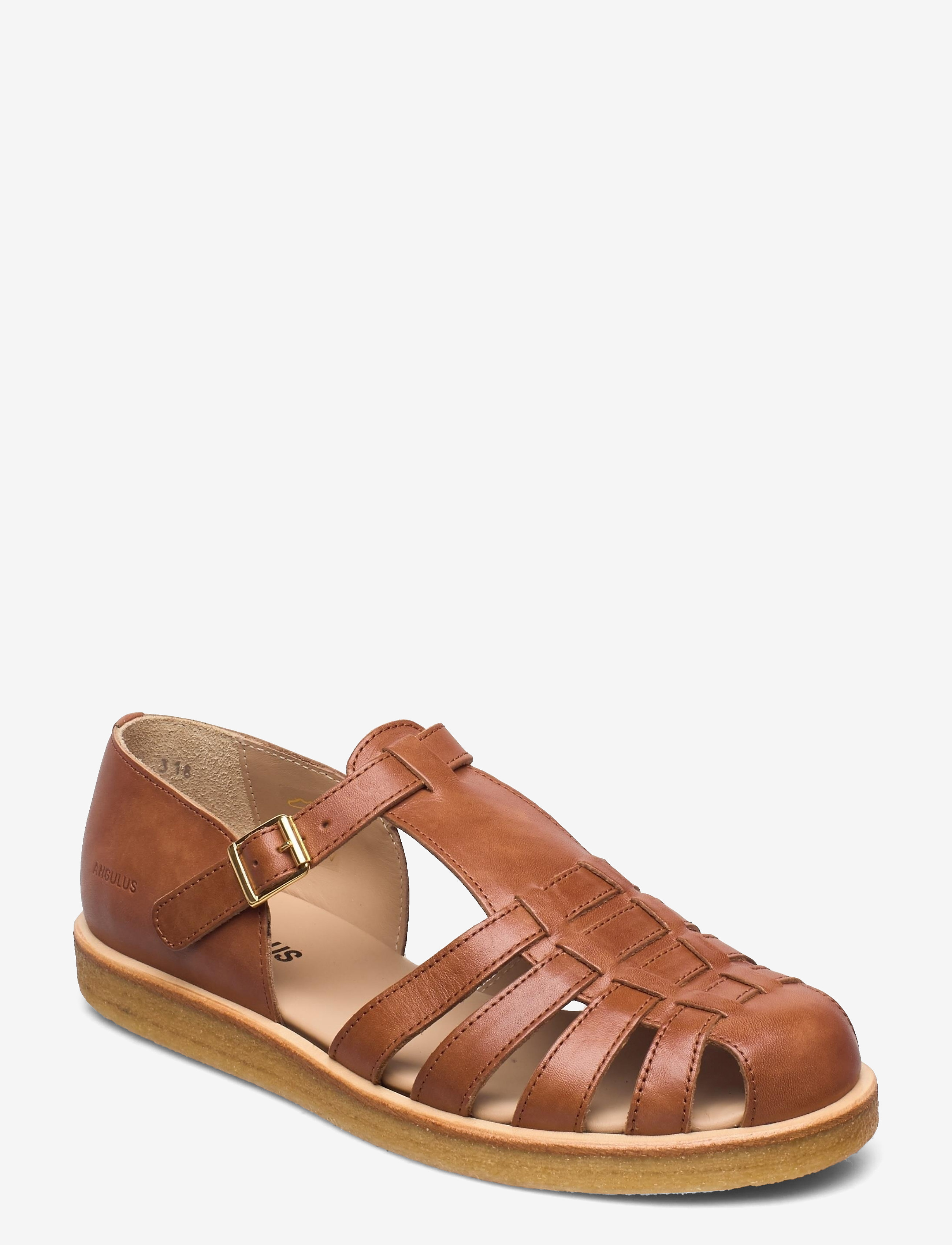 Sandals - flat - closed toe - op - 1789 TAN
