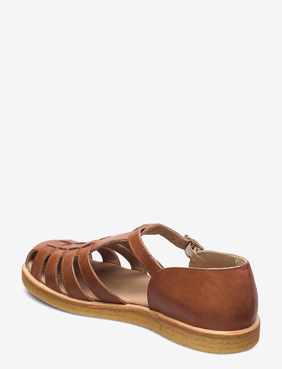 ANGULUS - Sandals - flat - closed toe - op - platta sandaler - 1789 tan - 2