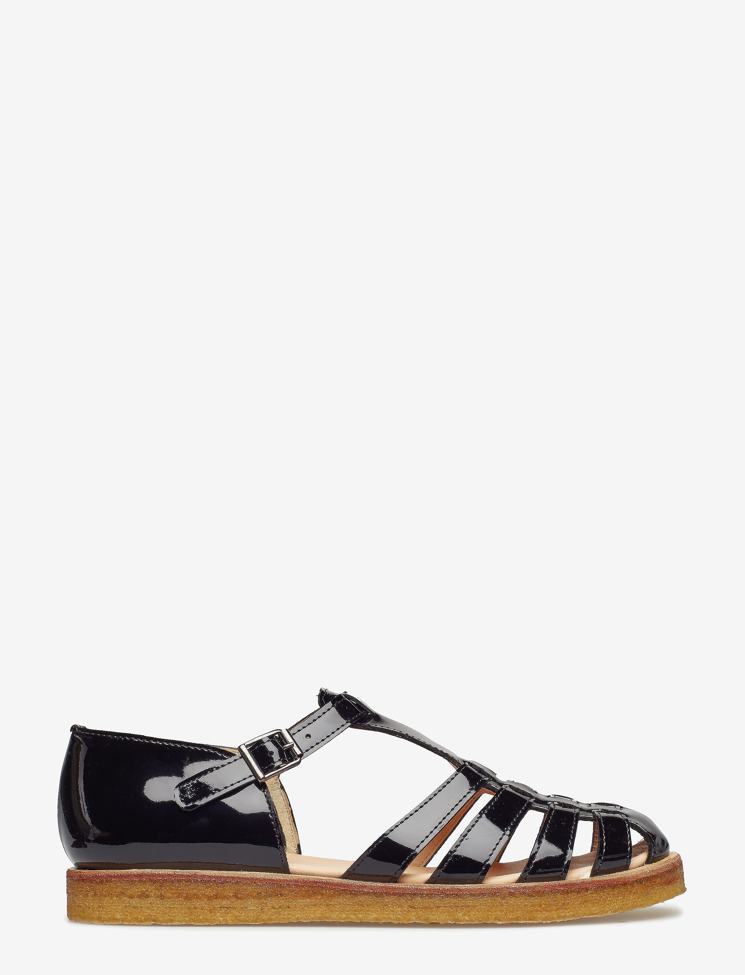 ANGULUS - Sandals - flat - closed toe - op - lygiapadės basutės - 2320 black - 1
