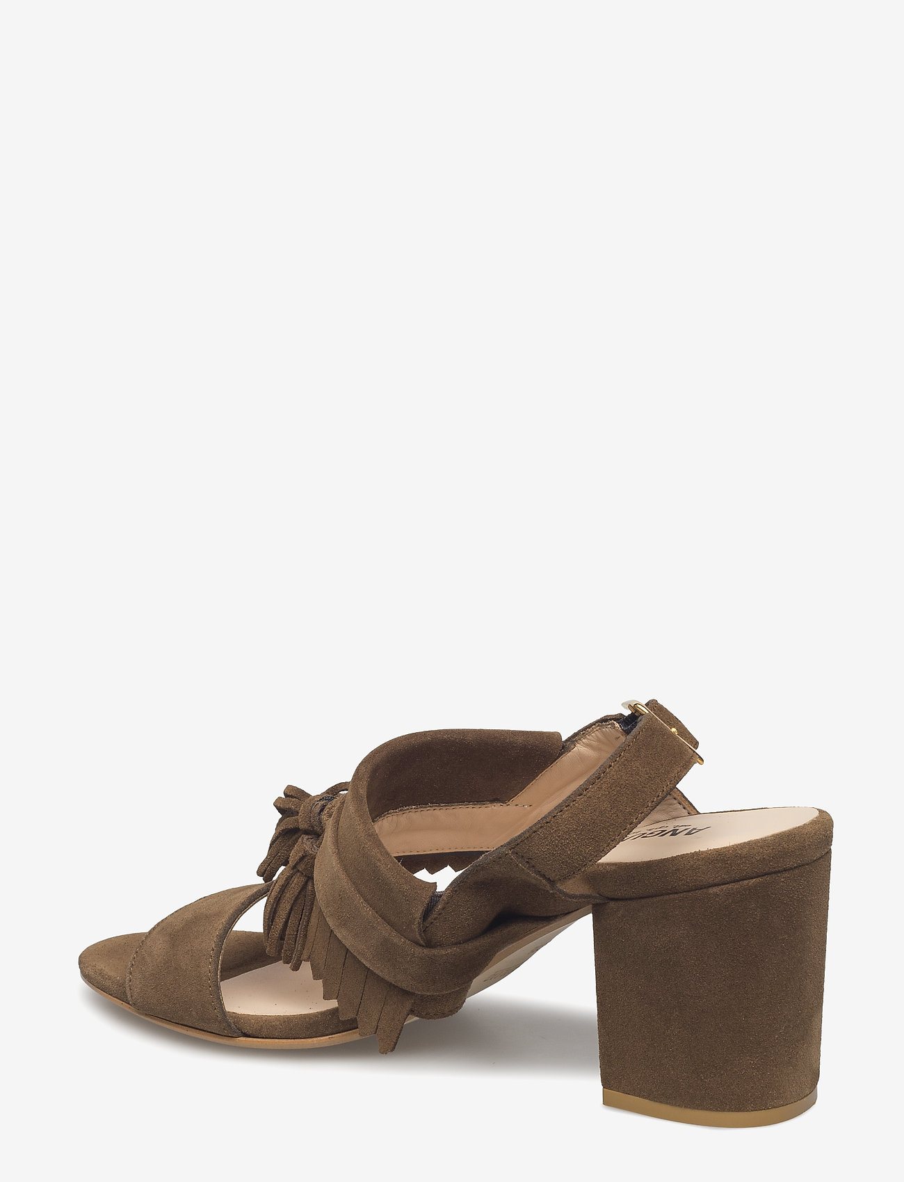 ANGULUS - Sandals - Block heels - 1153 olive - 2