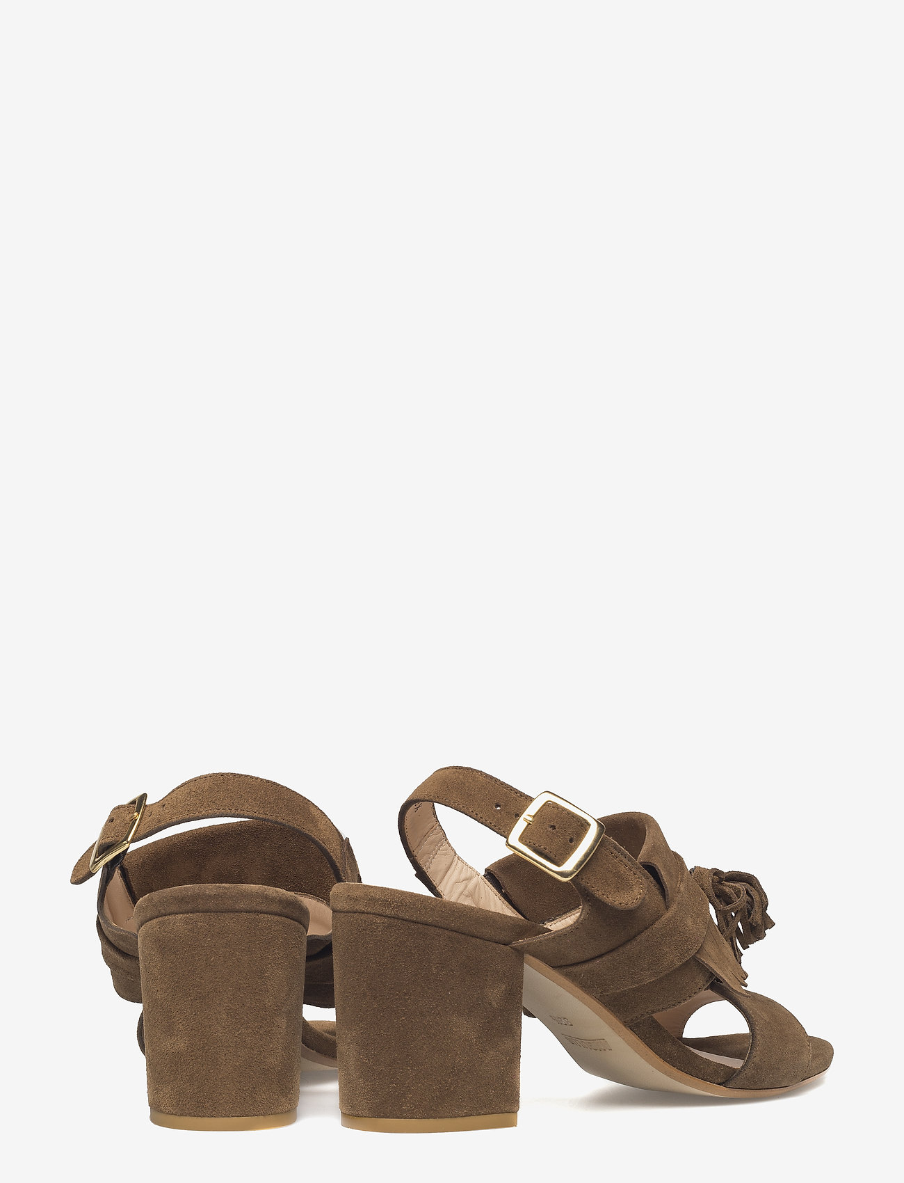 ANGULUS - Sandals - Block heels - 1153 olive - 4