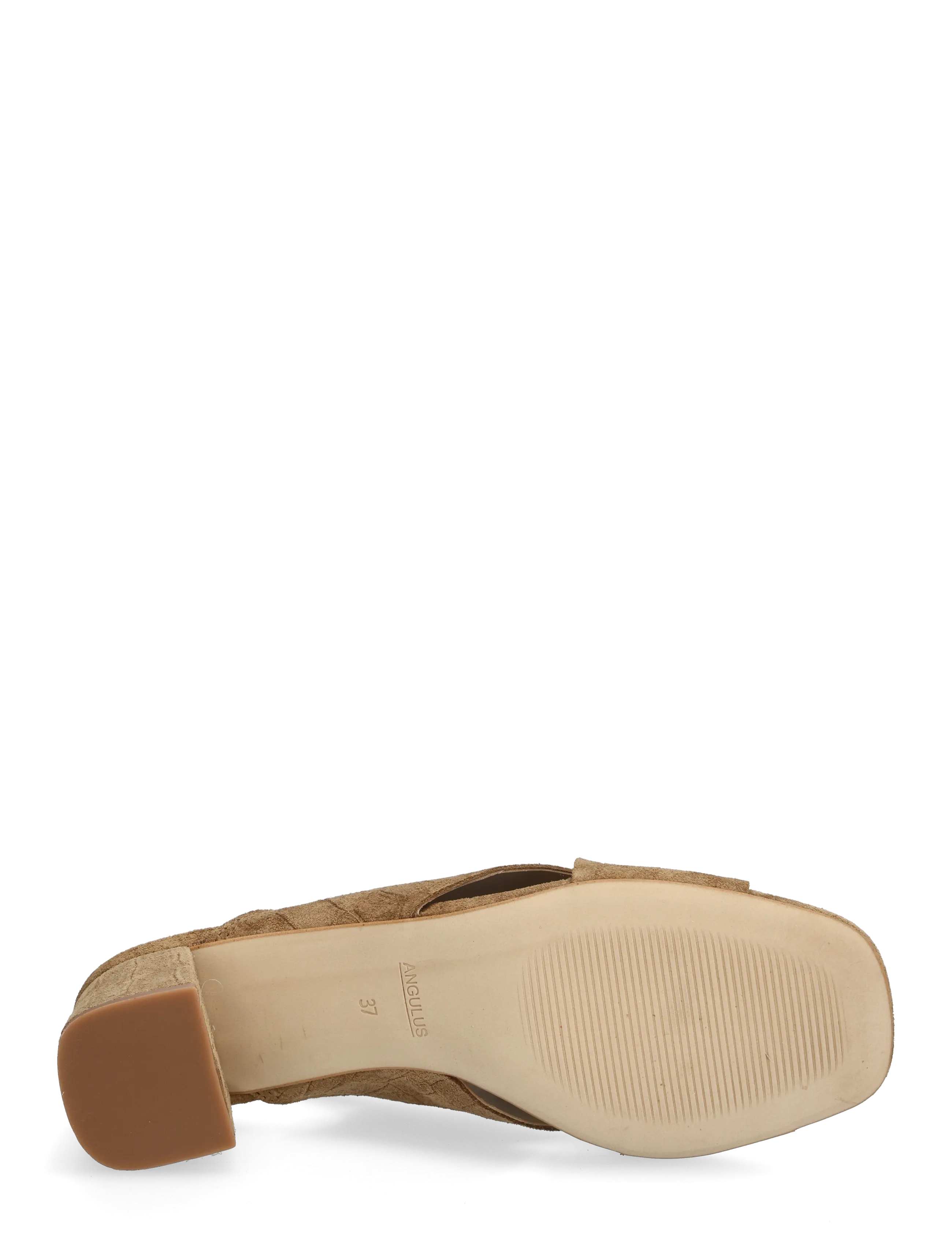 ANGULUS - Sandals - Block heels - heeled sandals - 4639 dessert croco - 4