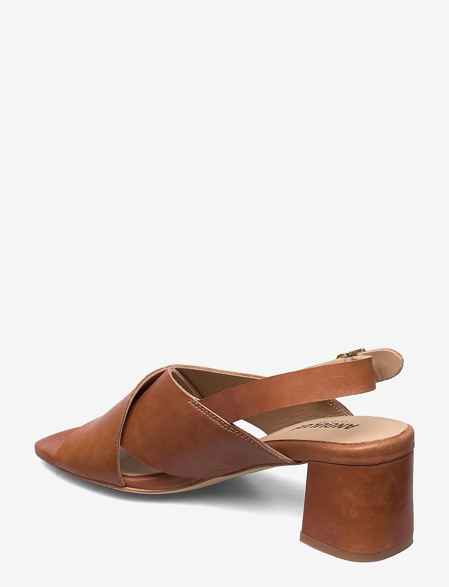 ANGULUS - Sandals - Block heels - heeled sandals - 1789 tan - 2