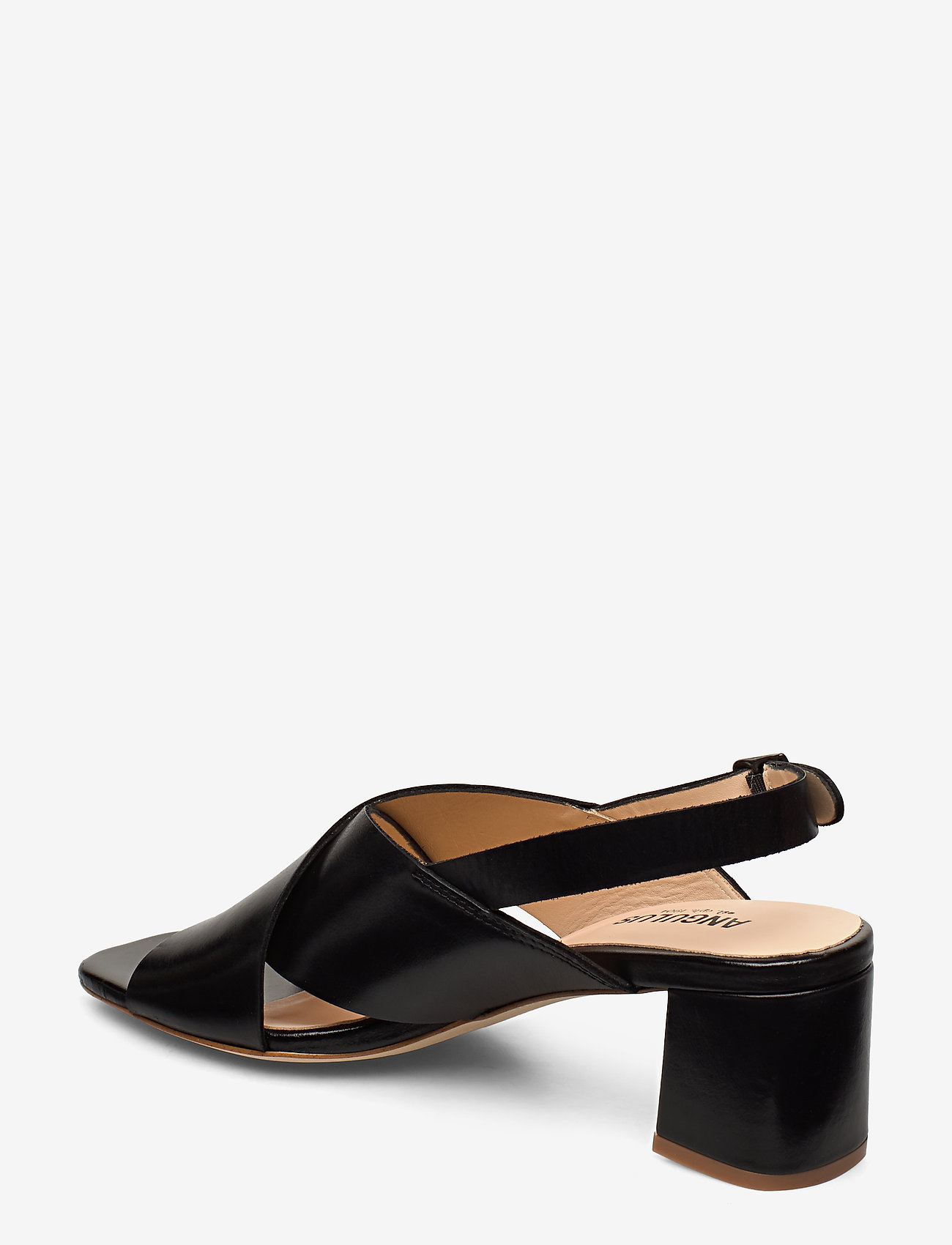 ANGULUS - Sandals - Block heels - sandaletten - 1835 black - 2