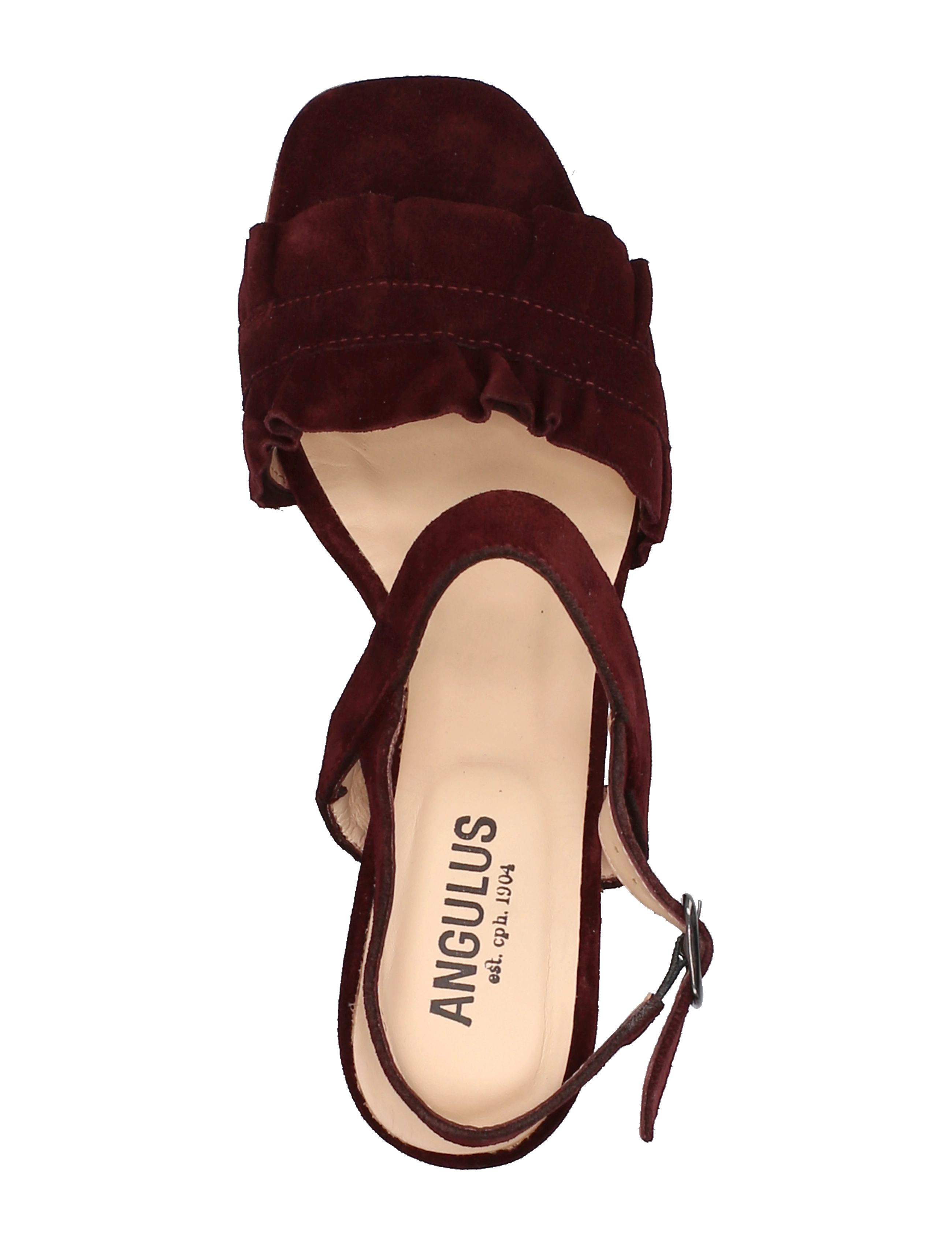 ANGULUS - Sandals - Block heels - 2195 bordeaux - 3