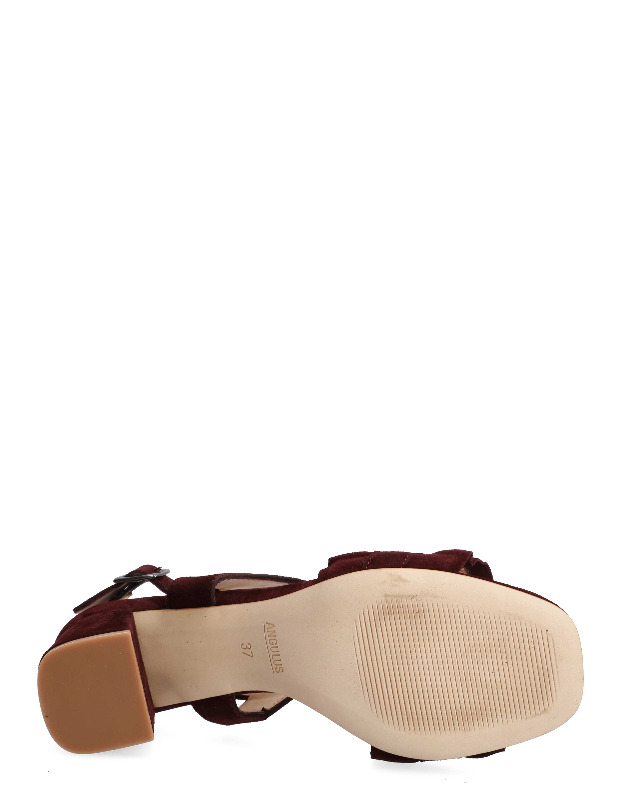 ANGULUS - Sandals - Block heels - 2195 bordeaux - 4