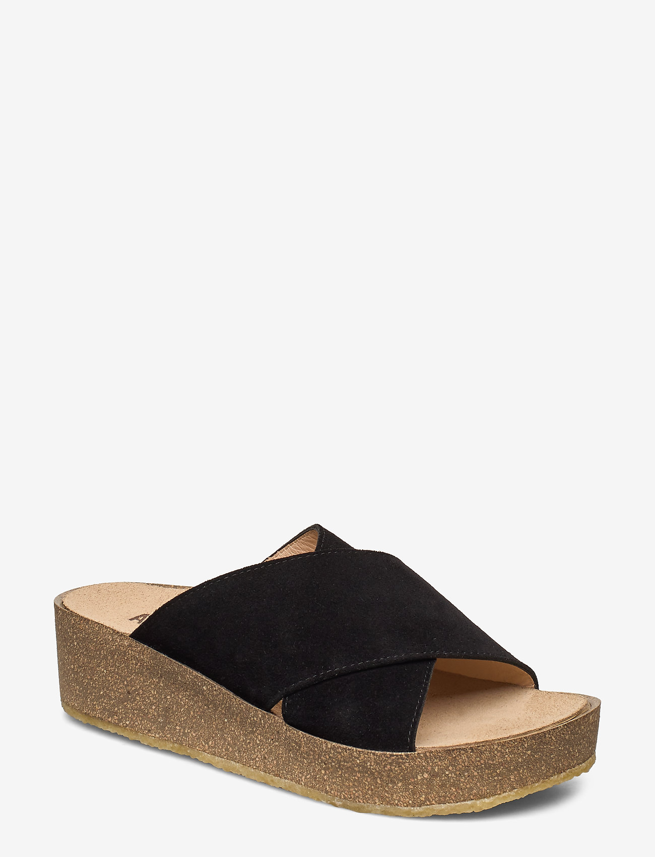 ANGULUS - Sandals - flat - open toe - op - 1163 black - 0