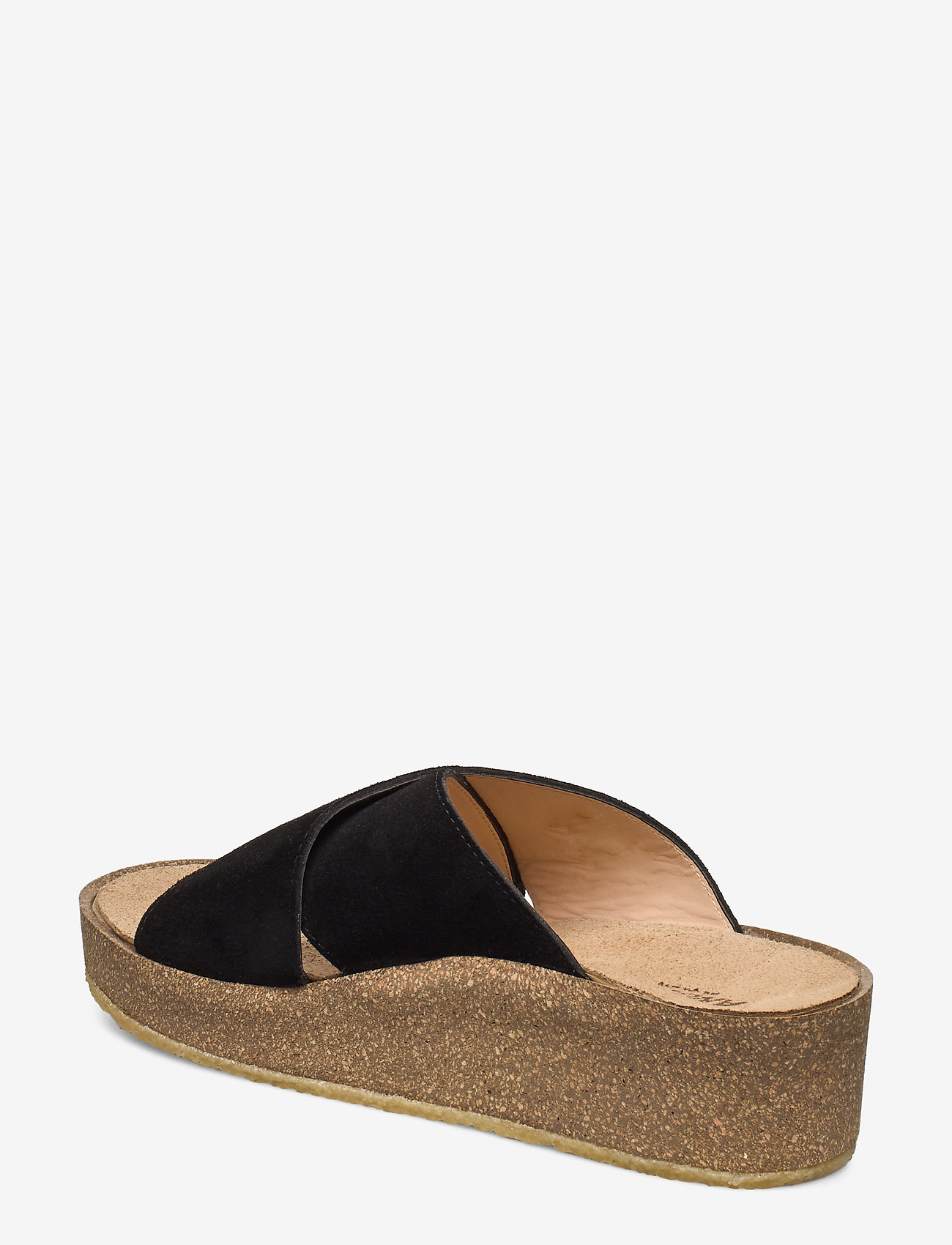 ANGULUS - Sandals - flat - open toe - op - 1163 black - 2