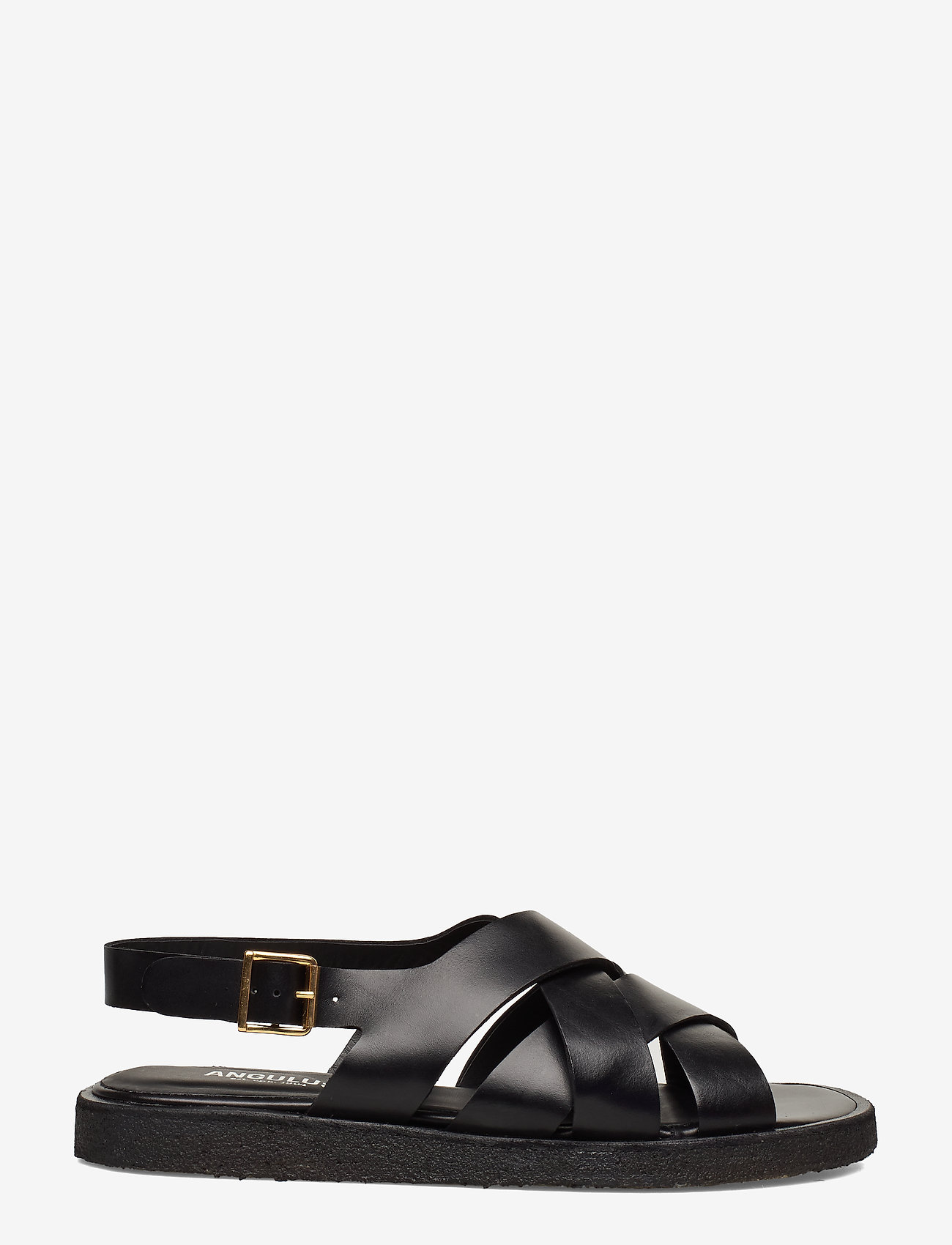 ANGULUS - Sandals - flat - open toe - op - flache sandalen - 1835 black - 1