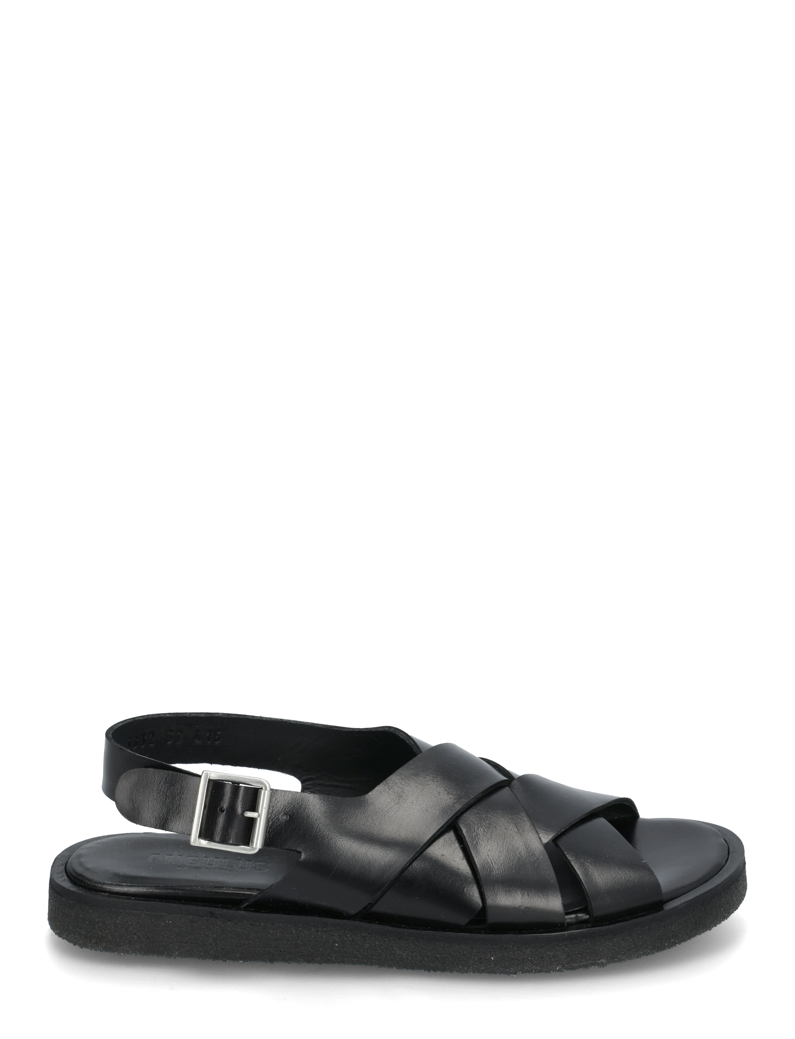 ANGULUS - Sandals - flat  - open toe - op - flache sandalen - 1835 black - 1