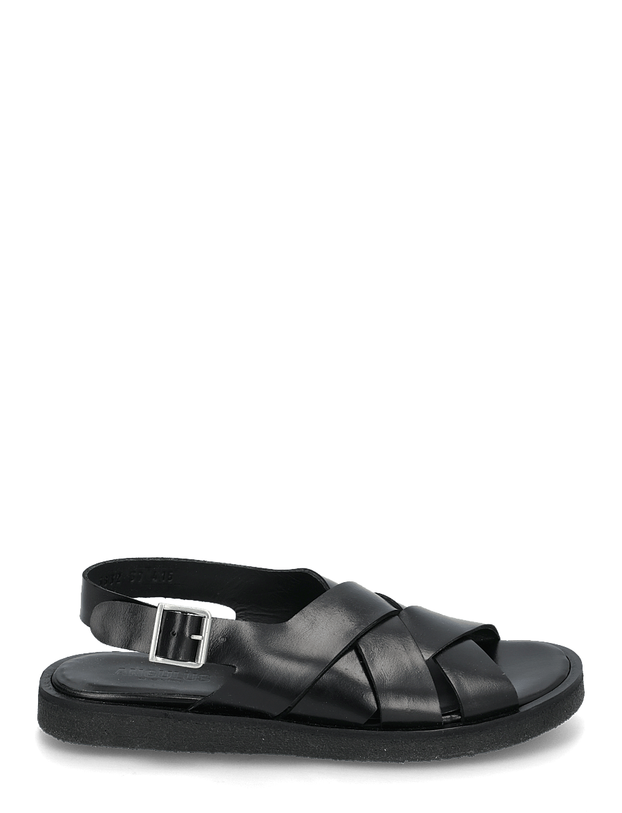 ANGULUS - Sandals - flat - open toe - op - flate sandaler - 1835 black - 1