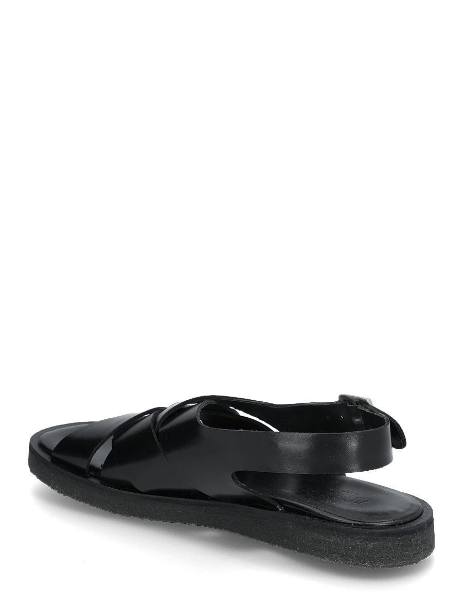ANGULUS - Sandals - flat - open toe - op - flate sandaler - 1835 black - 2