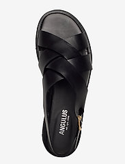 ANGULUS - Sandals - flat - open toe - op - flat sandals - 1835 black - 3