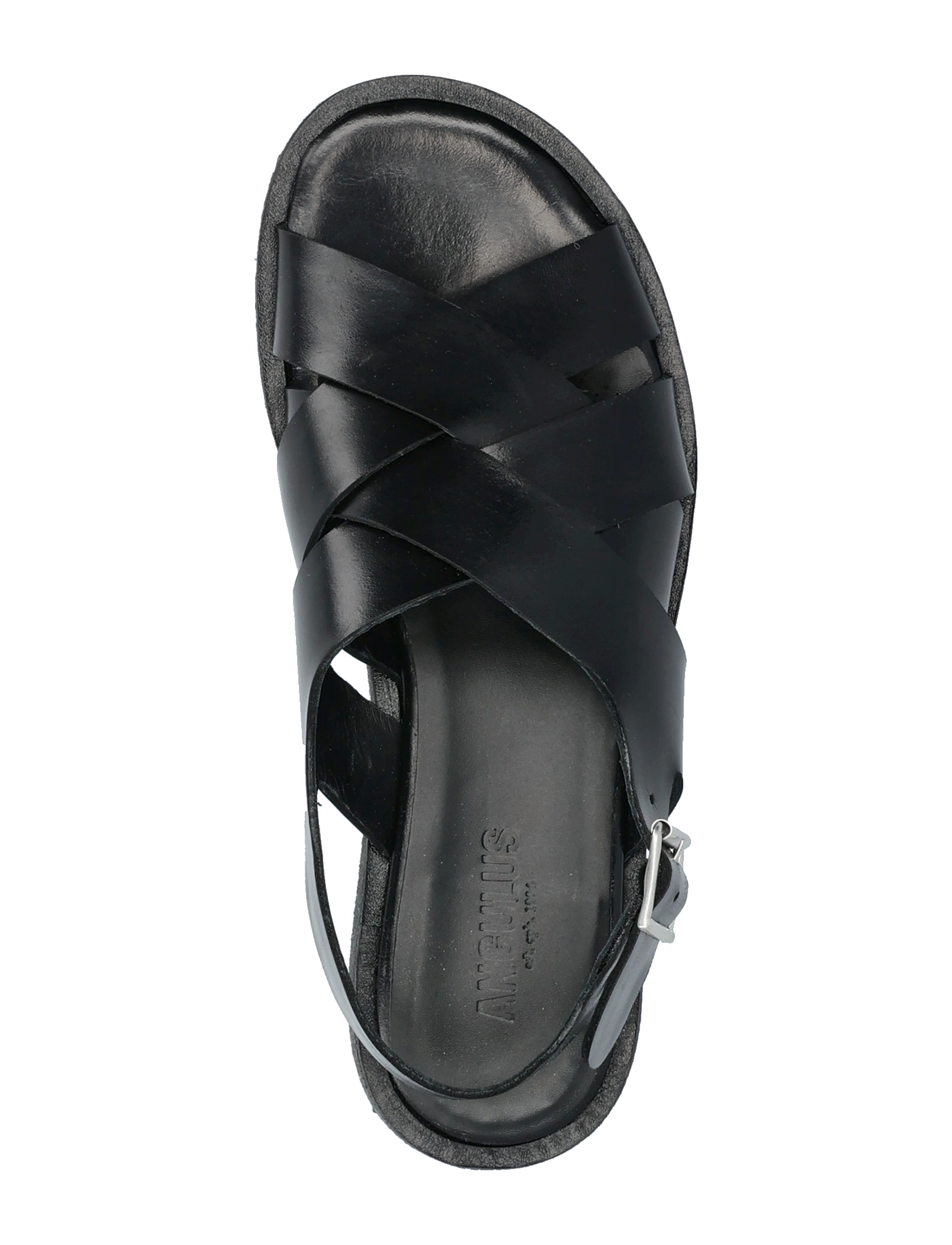 ANGULUS - Sandals - flat  - open toe - op - flache sandalen - 1835 black - 3