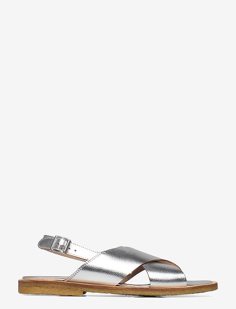 ANGULUS - Sandals - flat - open toe - op - platta sandaler - 1782 silver - 0