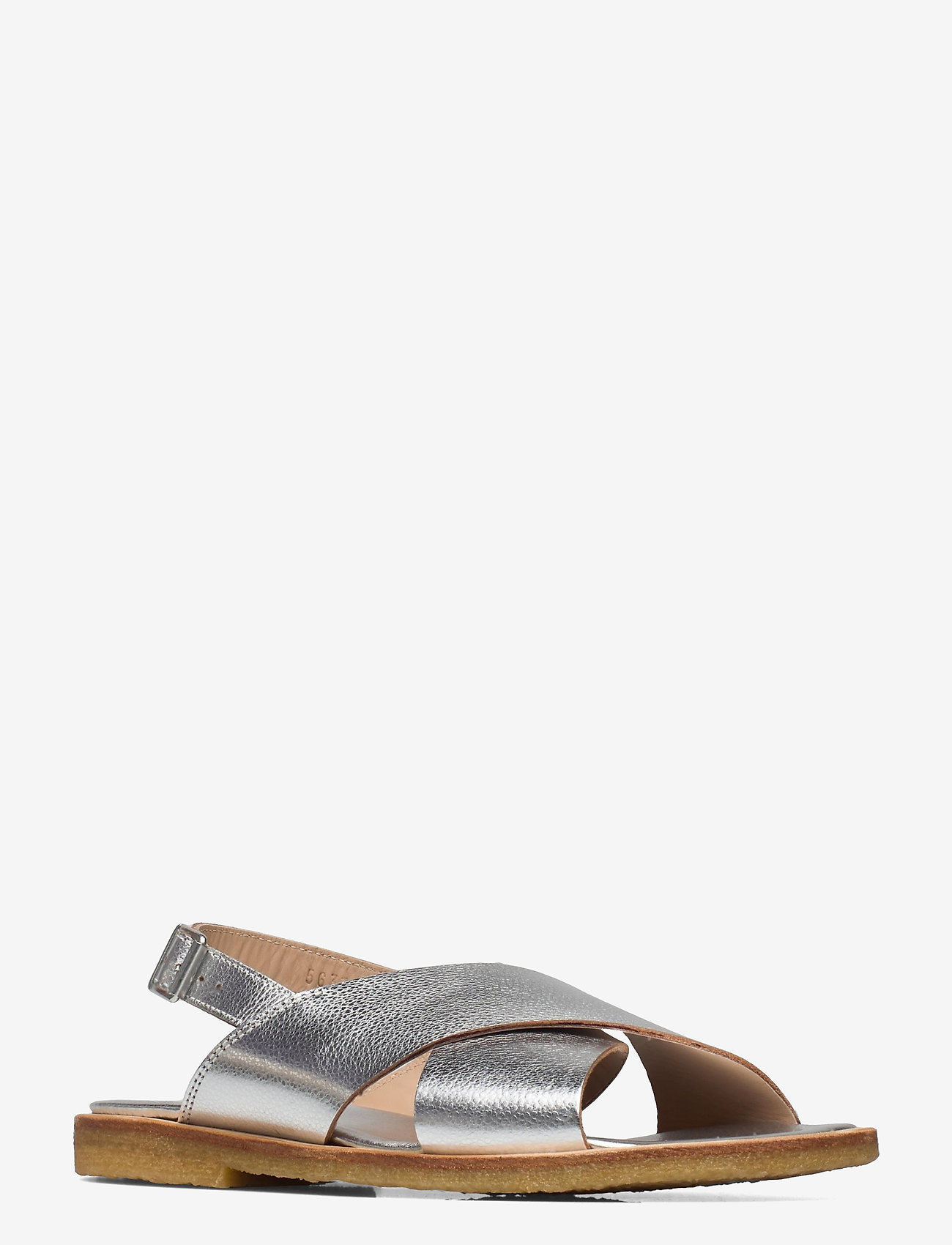 ANGULUS - Sandals - flat  - open toe - op - platta sandaler - 1782 silver - 1