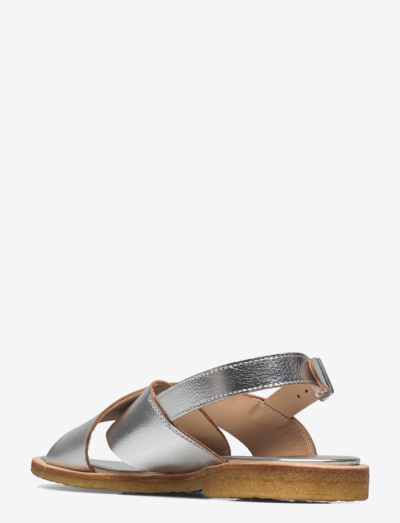 ANGULUS - Sandals - flat  - open toe - op - platta sandaler - 1782 silver - 2