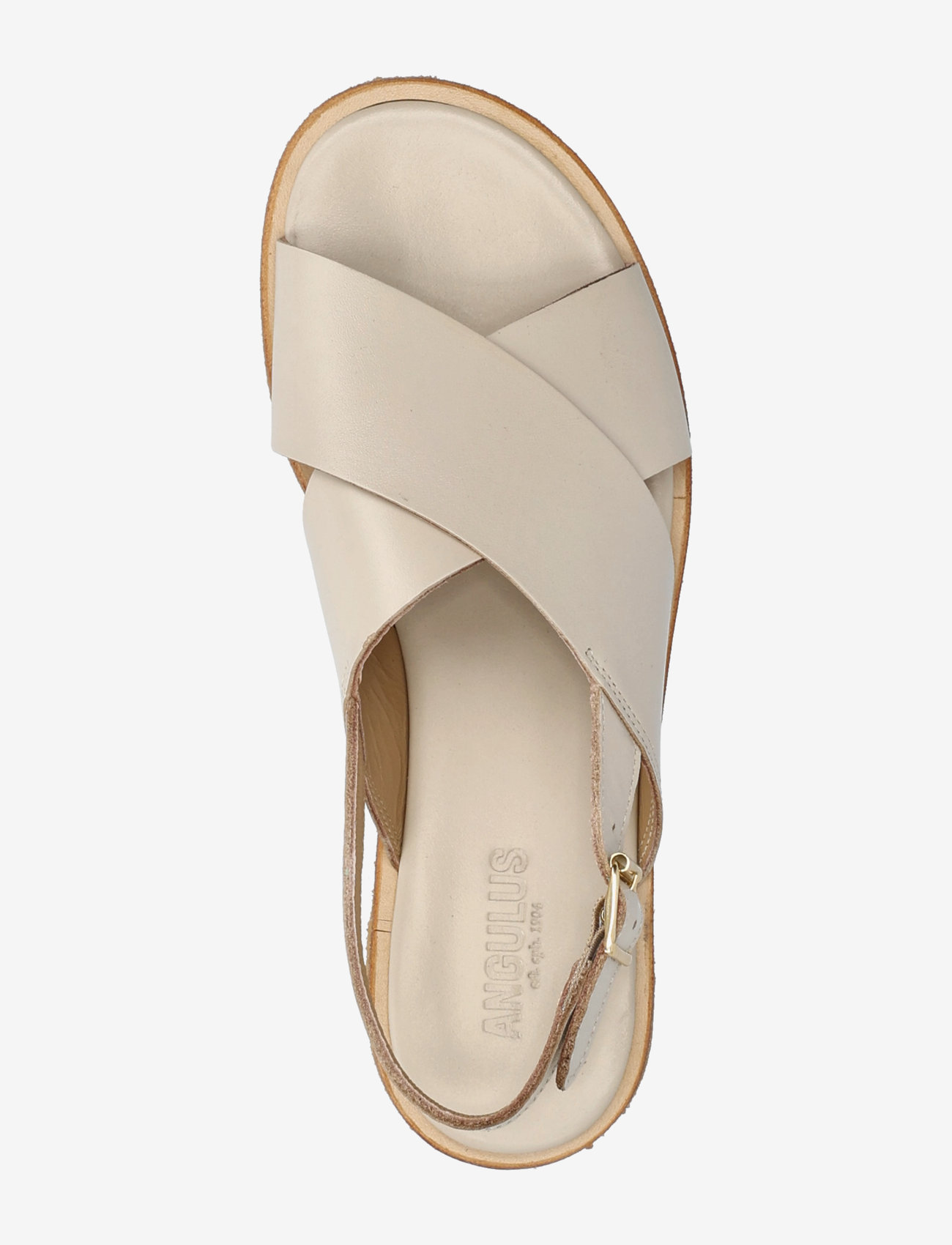 ANGULUS - Sandals - flat  - open toe - op - flade sandaler - 2816 beige - 3