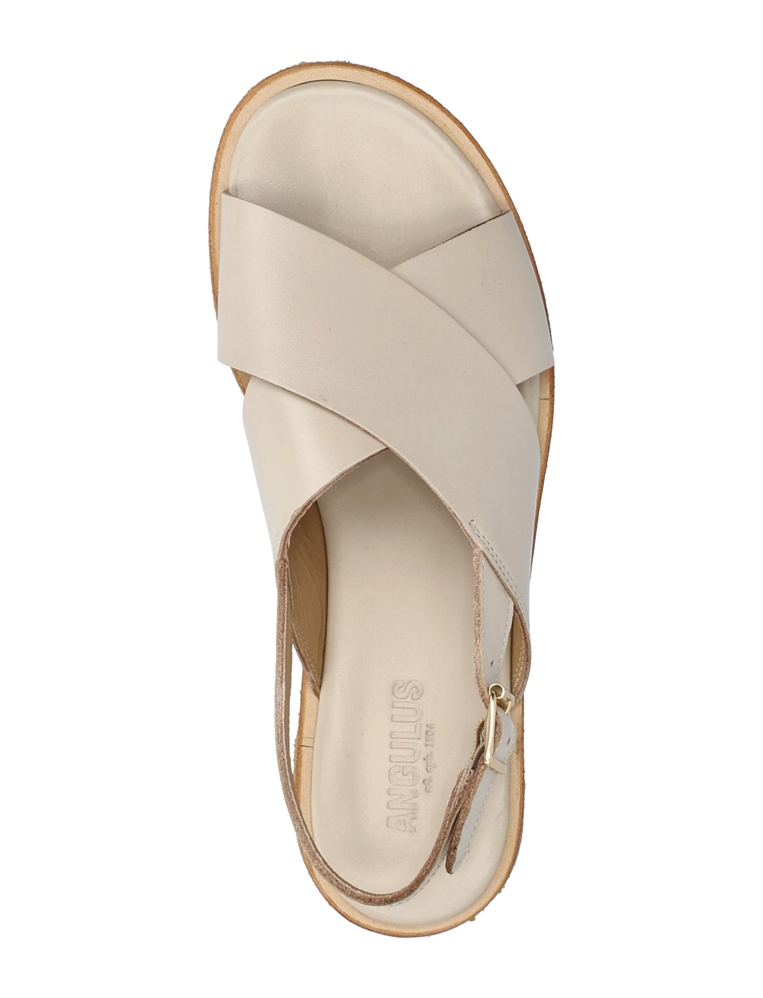 ANGULUS - Sandals - flat  - open toe - op - 2816 beige - 3