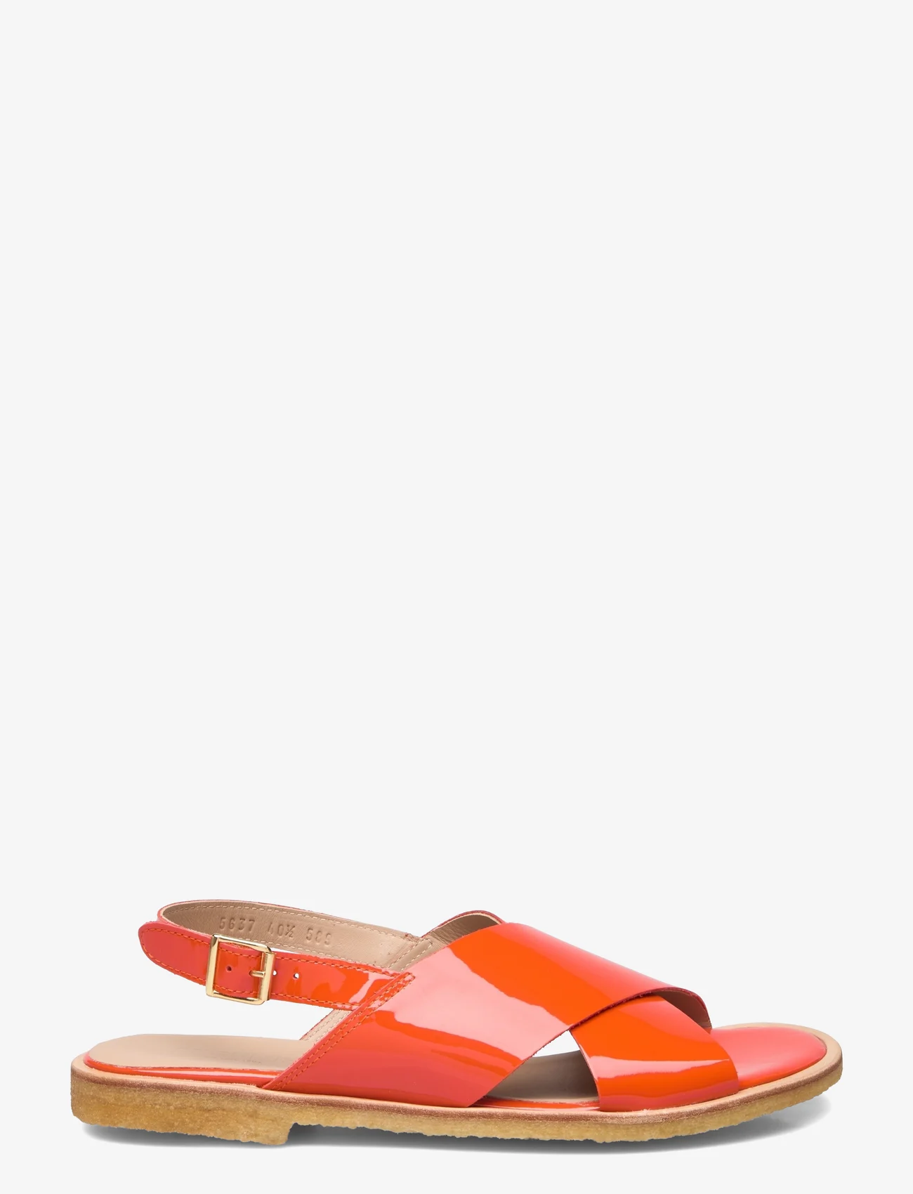ANGULUS - Sandals - flat - open toe - op - płaskie sandały - 2403 coral - 1