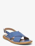 Sandals - flat - open toe - op - 2806 DUSTY BLUE