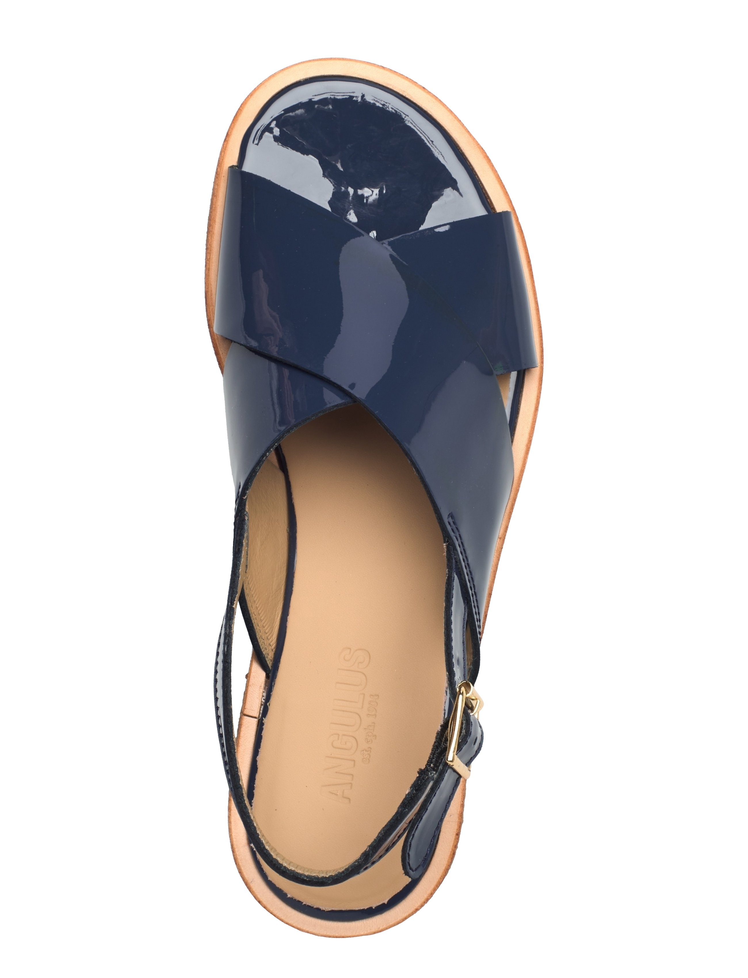 ANGULUS - Sandals - flat - open toe - op - 3625 indigo - 3