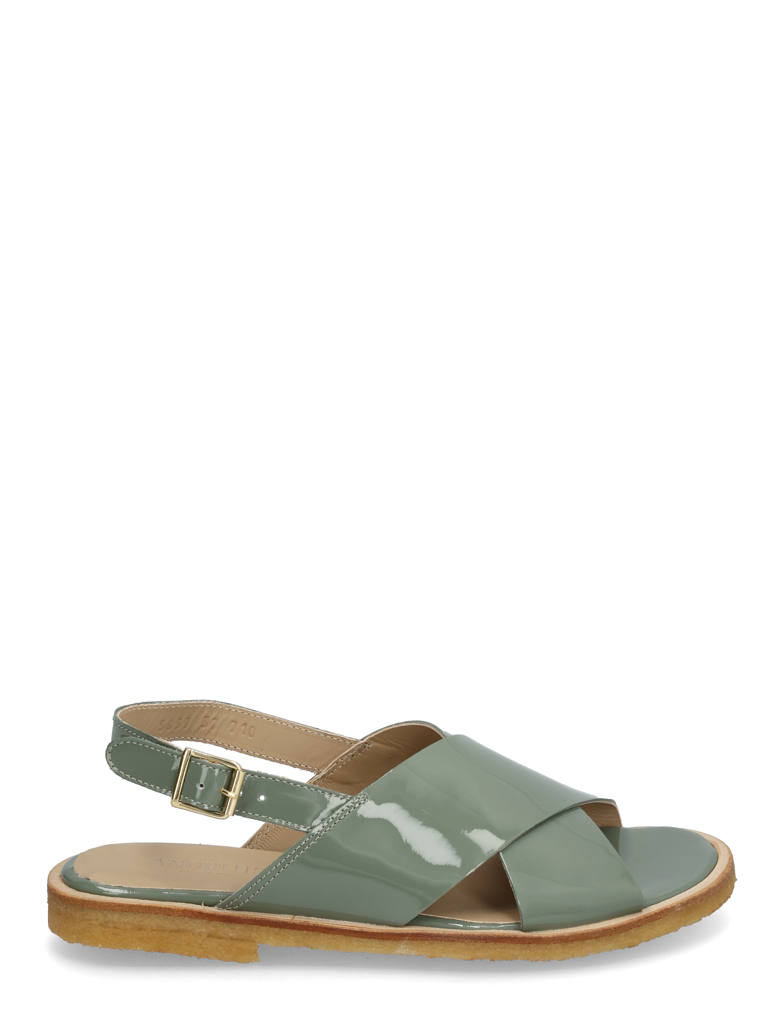 ANGULUS - Sandals - flat - open toe - op - 3626 sage green - 1