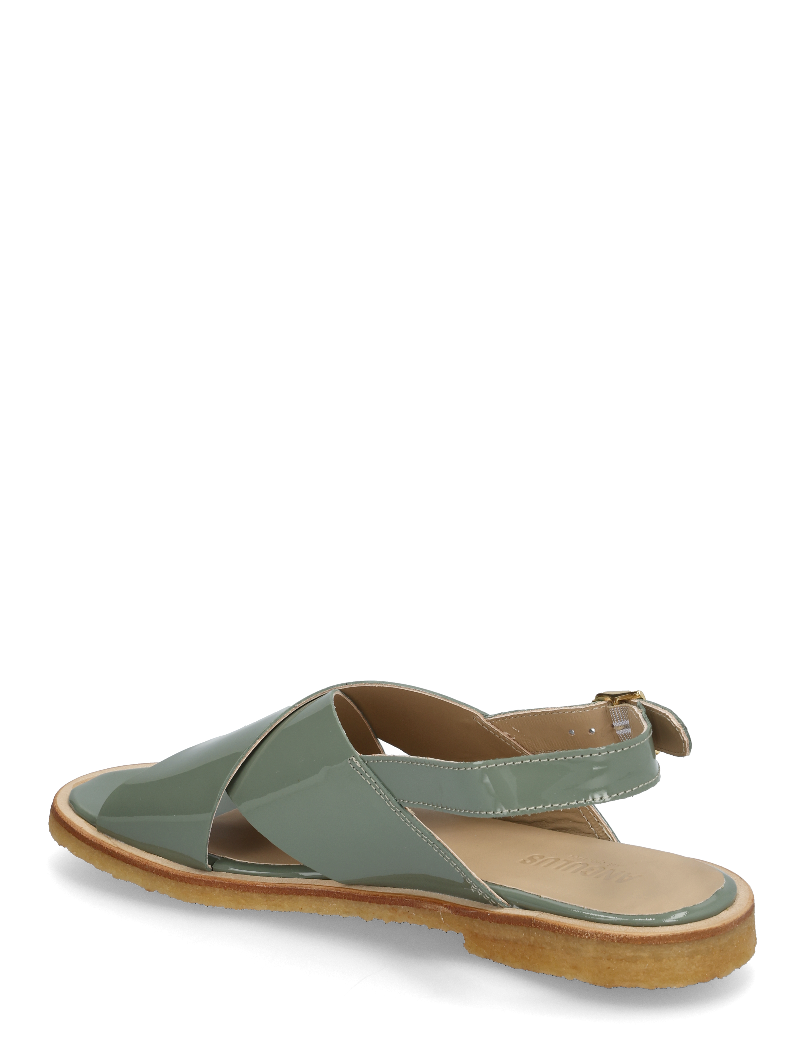 ANGULUS - Sandals - flat - open toe - op - 3626 sage green - 2