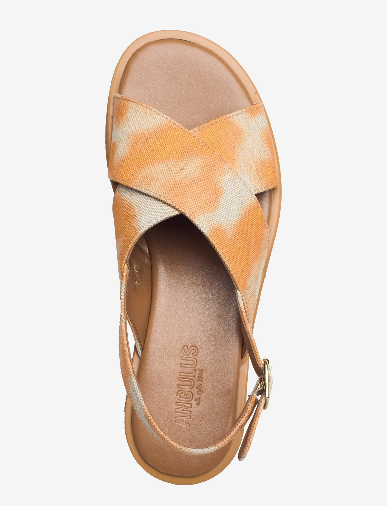 ANGULUS - Sandals - flat - open toe - op - flat sandals - 2843 mandarin - 3