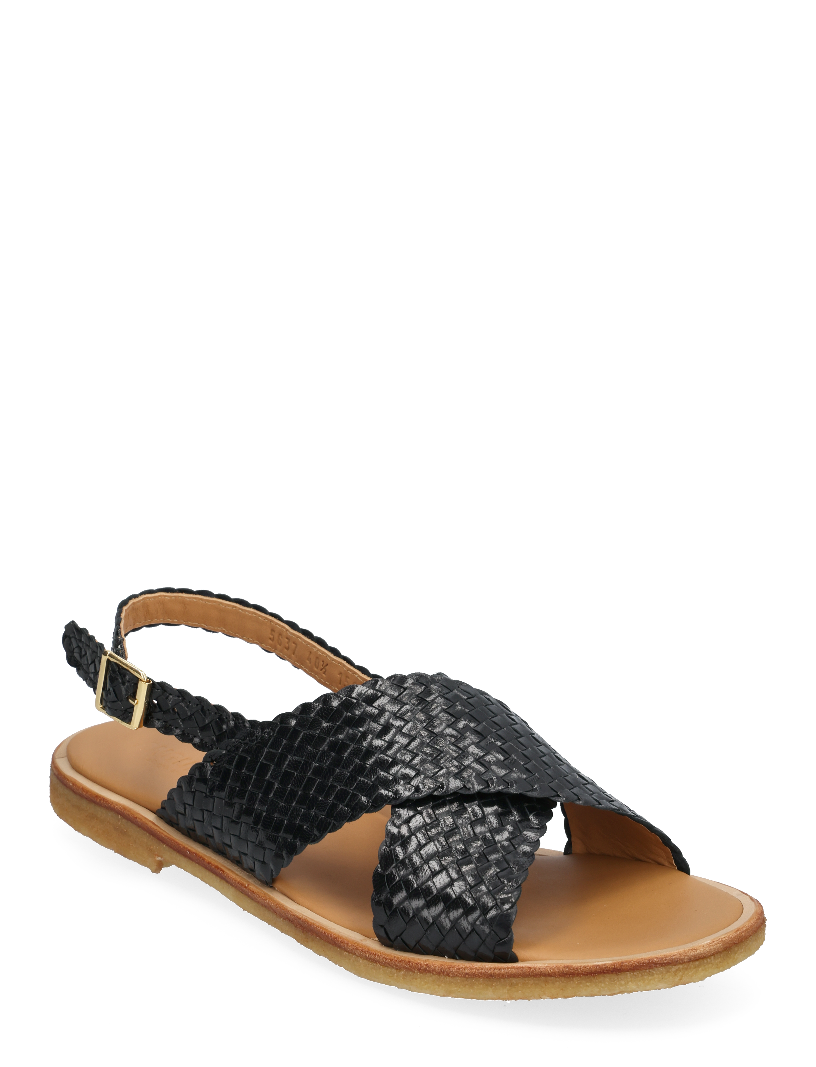 ANGULUS Sandalen - Flach - Open Toe - Op Schwarz - 37.5 - Damen