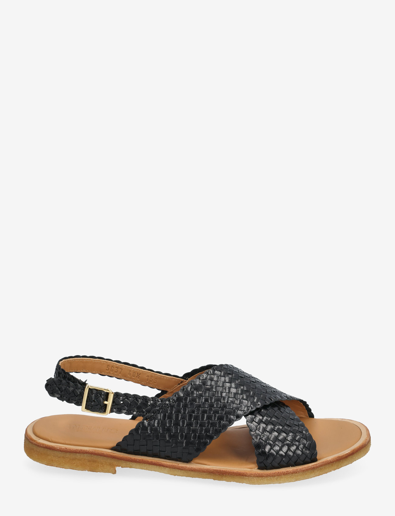 ANGULUS - Sandals - flat  - open toe - op - kontsata sandaalid - 2072 black - 1