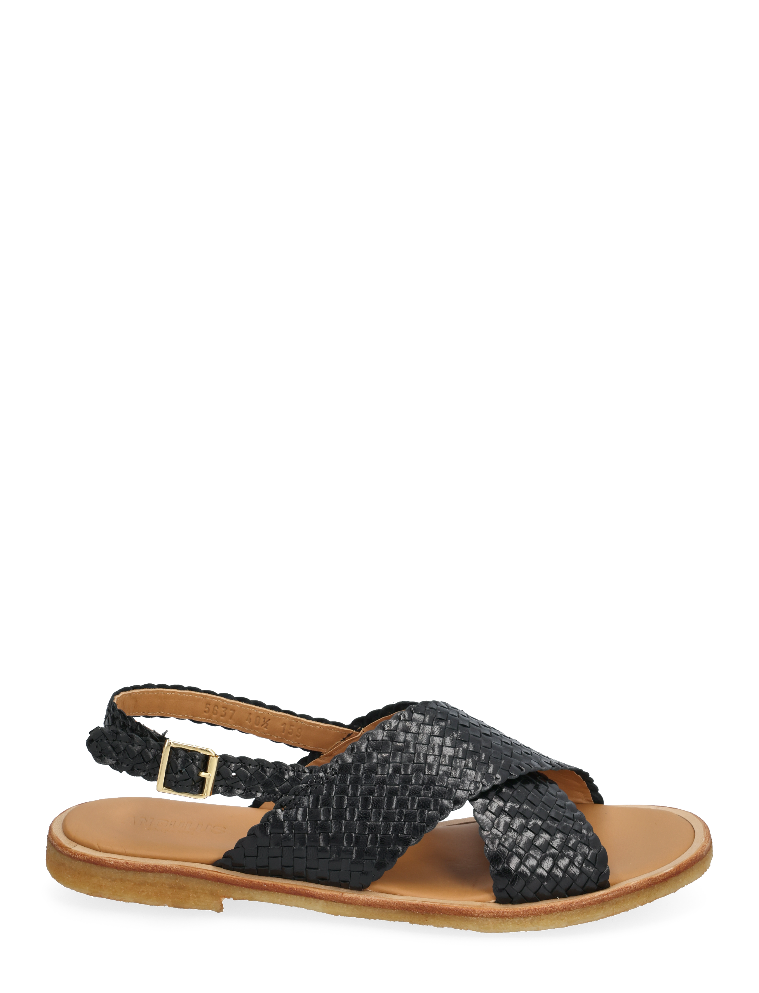 ANGULUS - Sandals - flat  - open toe - op - płaskie sandały - 2072 black - 1