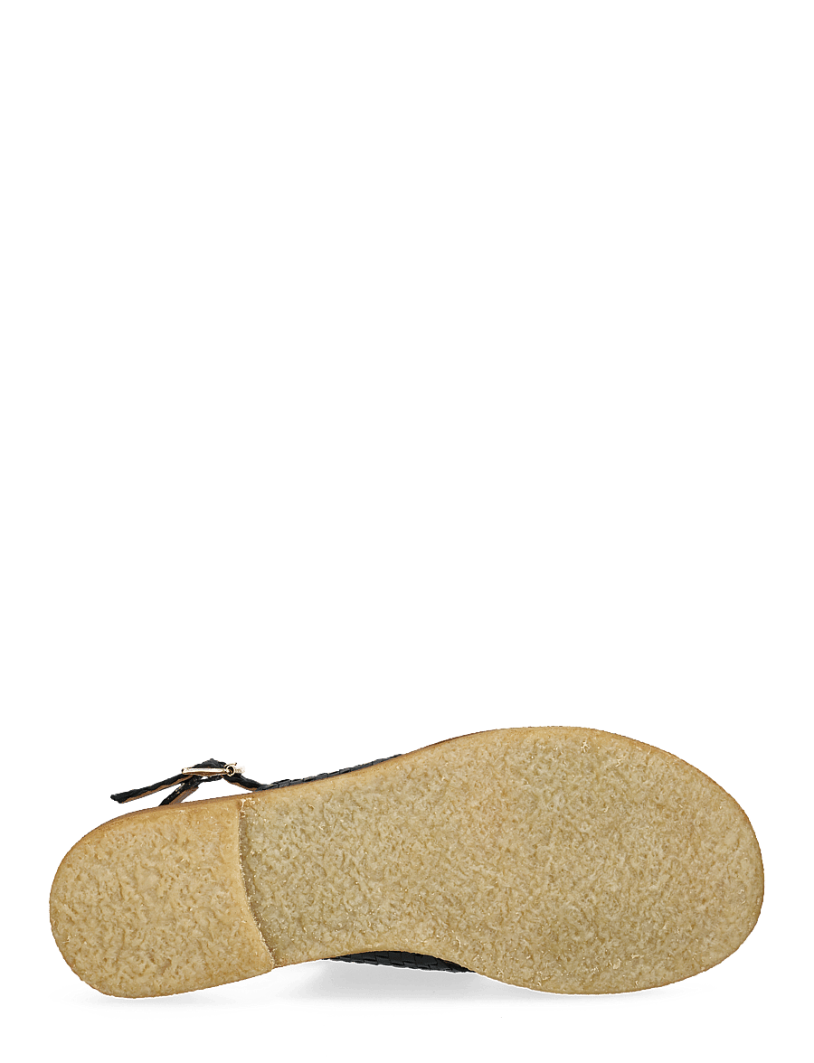 ANGULUS - Sandals - flat - open toe - op - płaskie sandały - 2072 black - 4