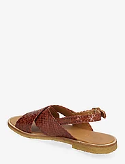 ANGULUS - Sandals - flat - open toe - op - platte sandalen - 2855 terracotta braid - 2