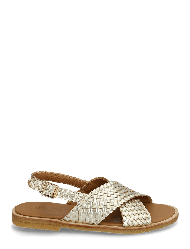 ANGULUS - Sandals - flat - open toe - op - flade sandaler - 3612 gold braid - 1